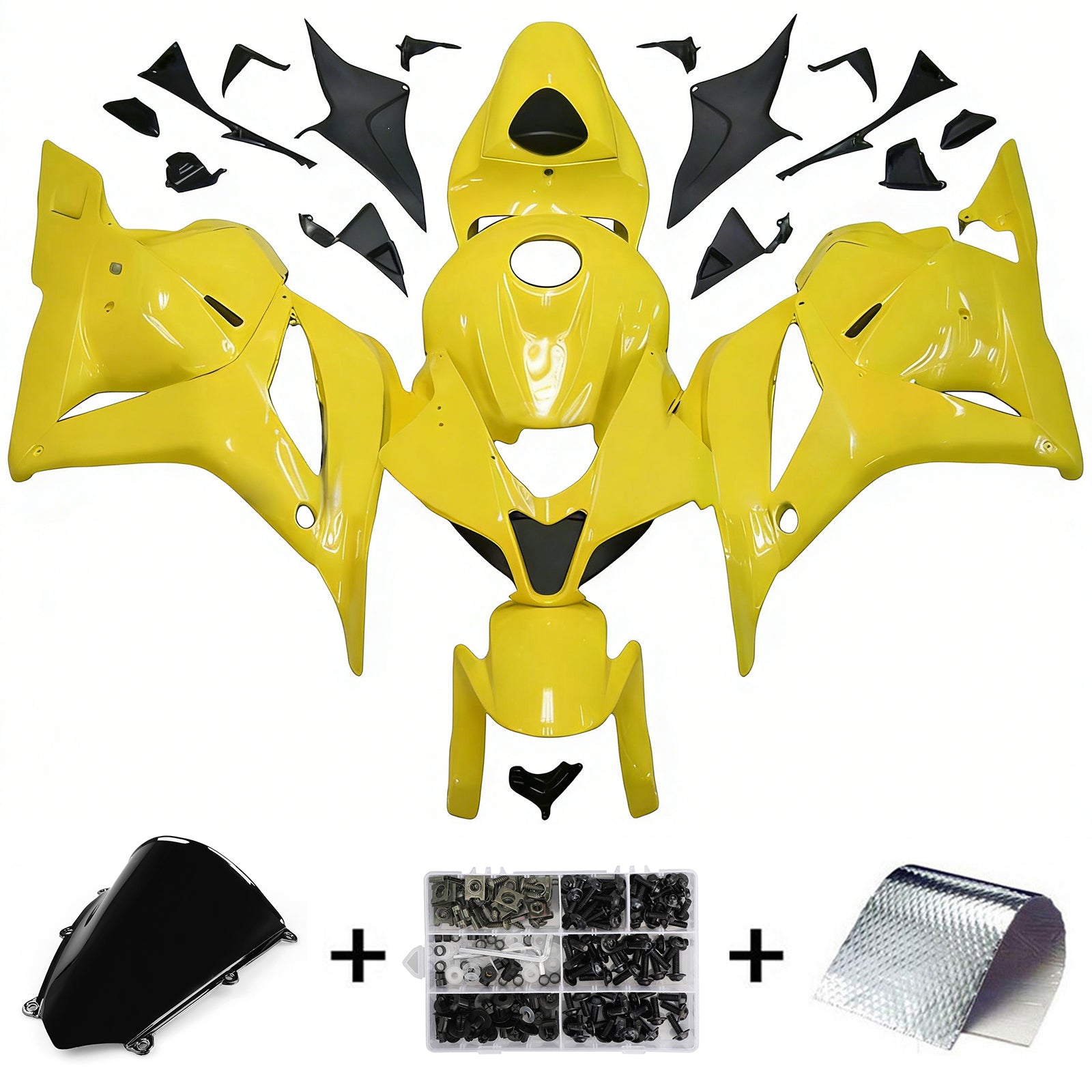 Kit carenatura iniezione plastica ABS per Honda CBR600RR 2009-2012 F5