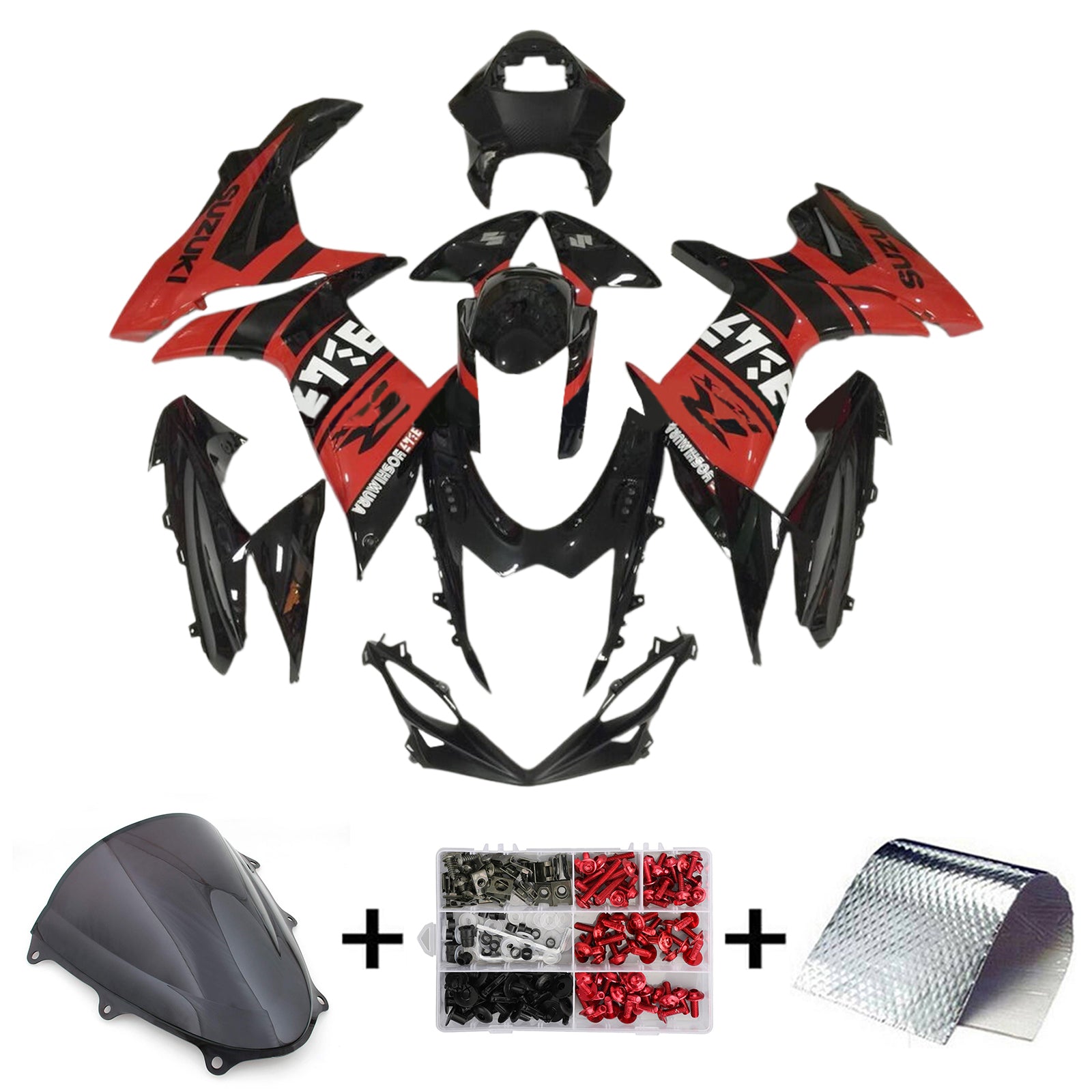2011-2025 Suzuki GSXR 600/750 K11 Kit de carénage injection Amotopart Bodywork Plastic