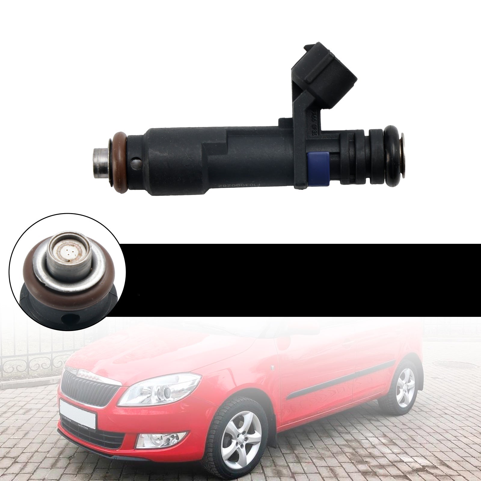 1 injecteur de carburant 03D906031G pour VW Fox Hatchback pour Skoda Fabia II 1,2 L