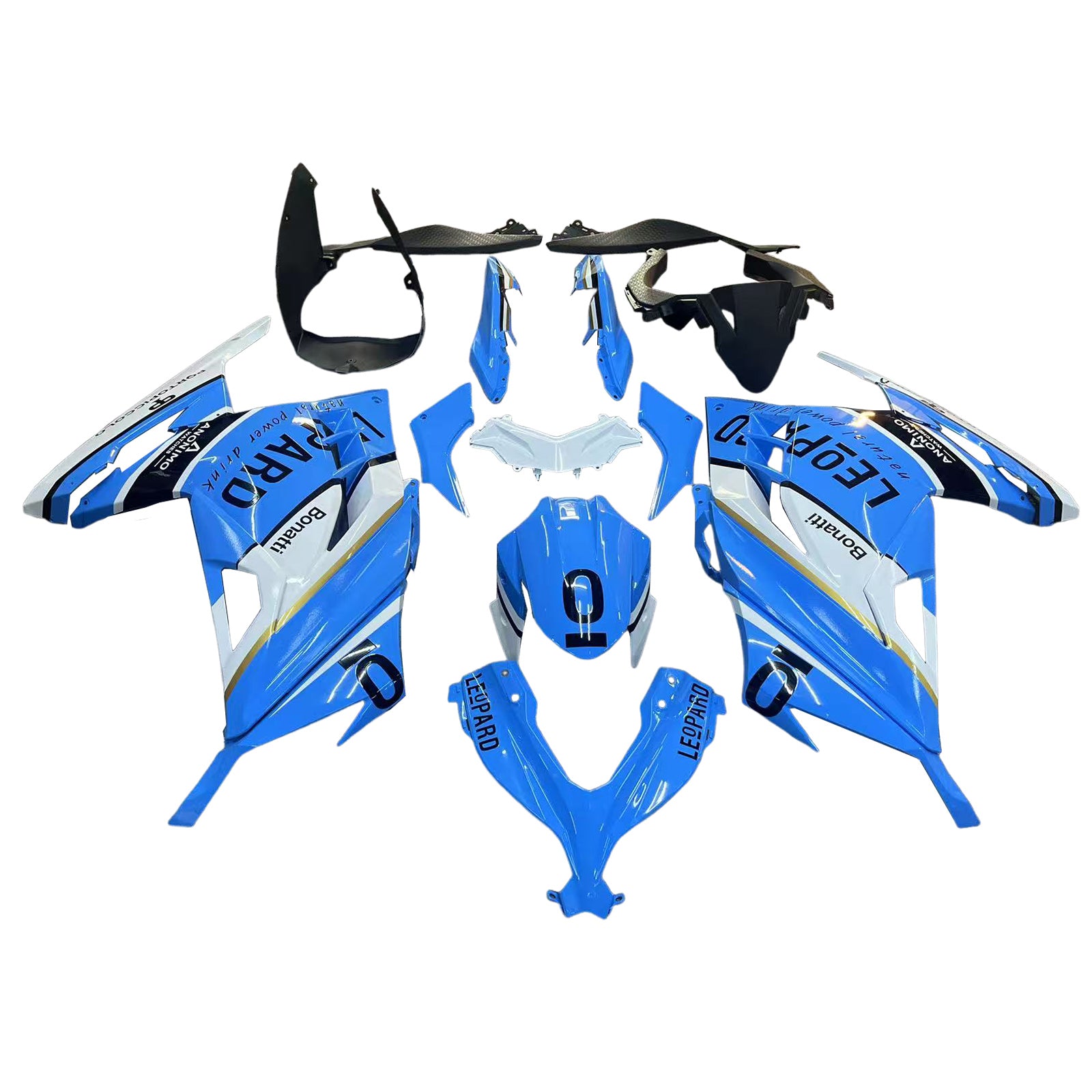 2013-2024 Kawasaki EX 300 / Ninja 300 Kit van Fairness Kit Bodywork ABS in plastic plastic