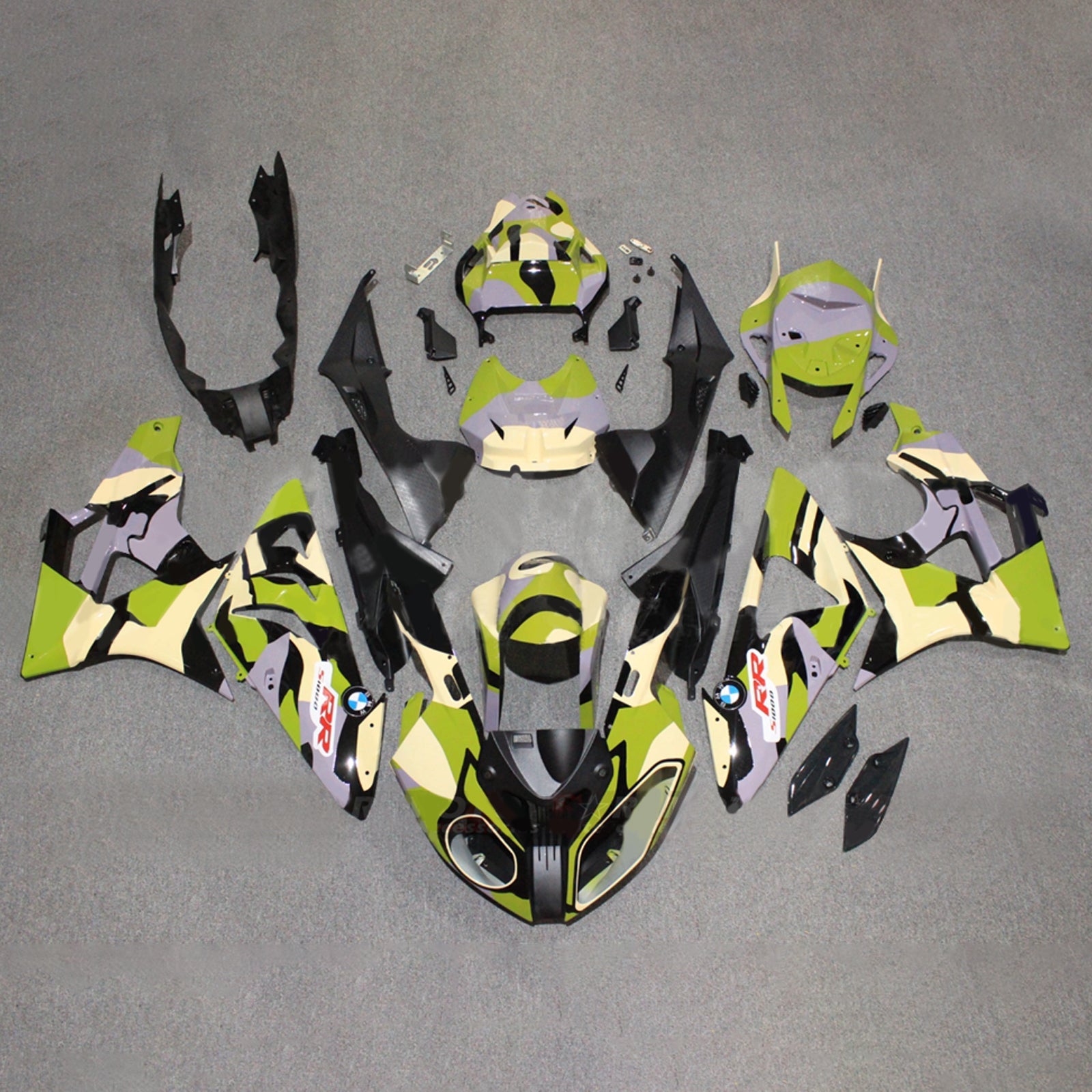 Kit de carénage d'injection pour BMW S1000RR 2017-2018 Carrosserie Plastique ABS
