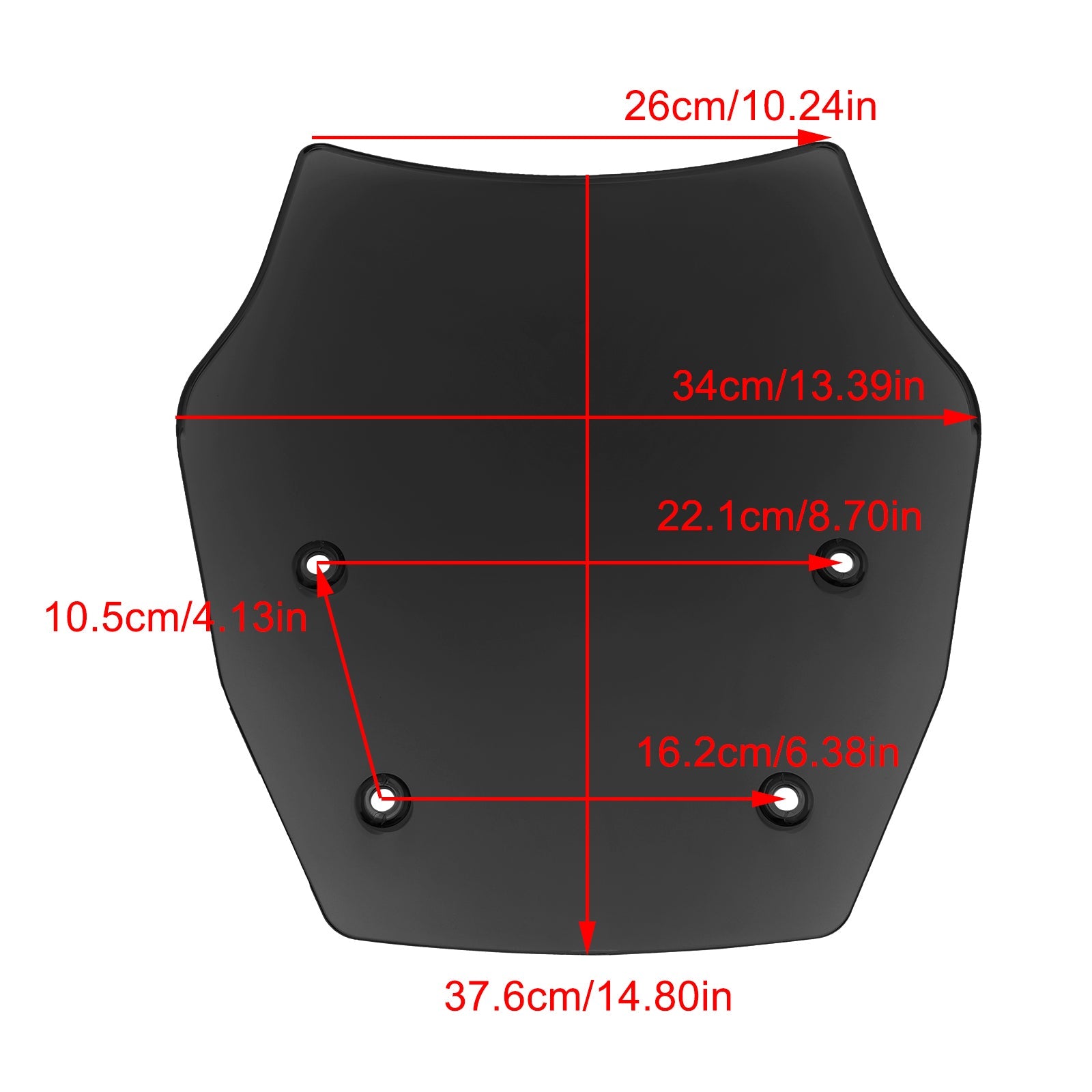 BMW R1300GS 2024 Okład przedniej szyby przedniej szyby szyby