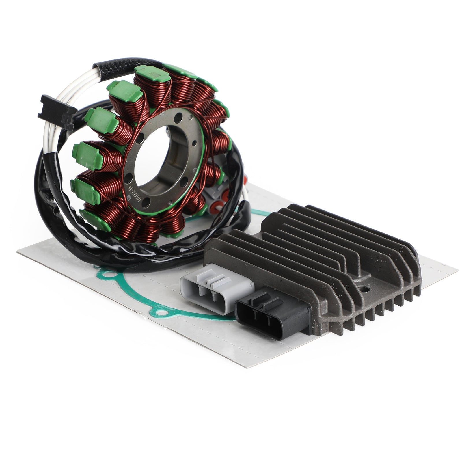 Regelaar + Stator + pakkingset voor Kawasaki ZX-10R ZX10R ZXT00E 2008-2010