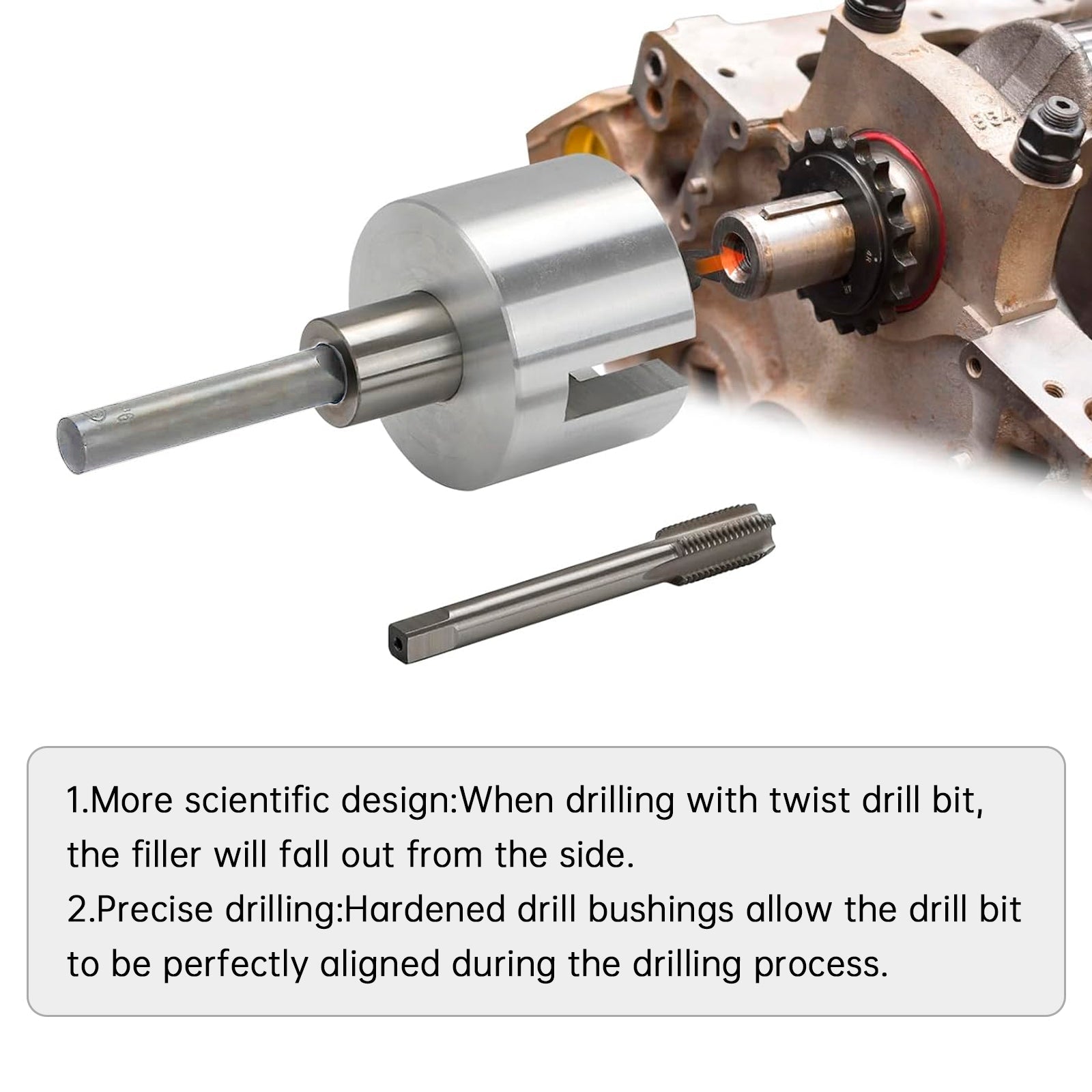 Strumento di fissaggio del perno di perforazione dell'albero motore, bullone'bilanciamento per Chevy 230 283 327