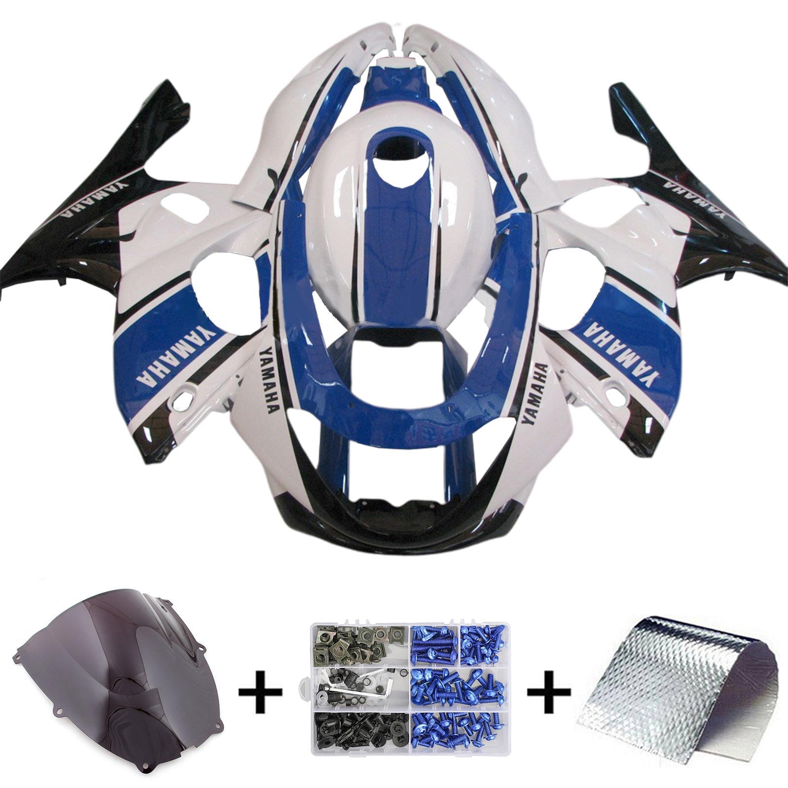 1996-2007 Yamaha YZF 600R Thundercat ruiskutussuojasarja ABS muovinen kori