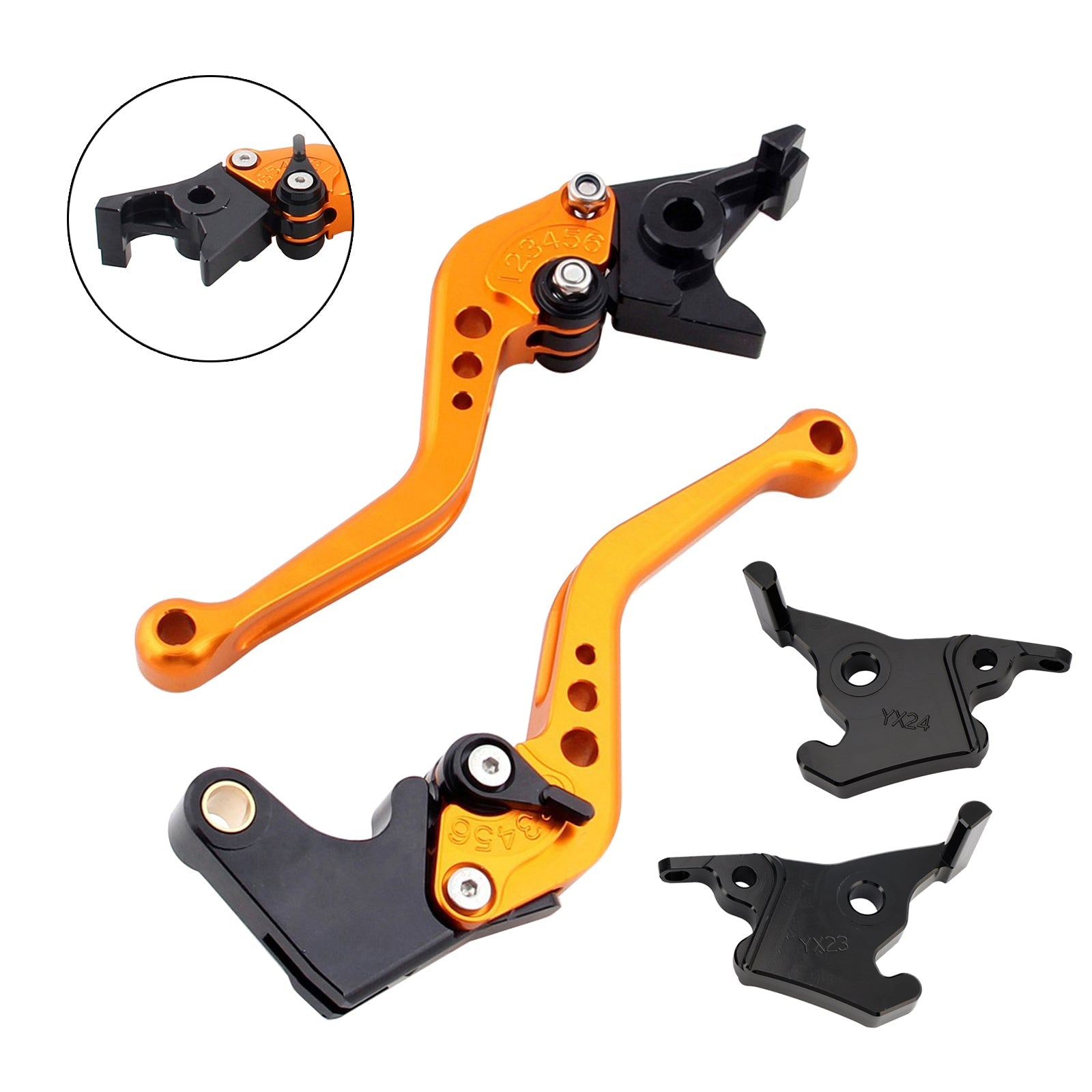 Levier de frein et d'embrayage court neuf pour YAMAHA XMAX 300 (2023-2025)