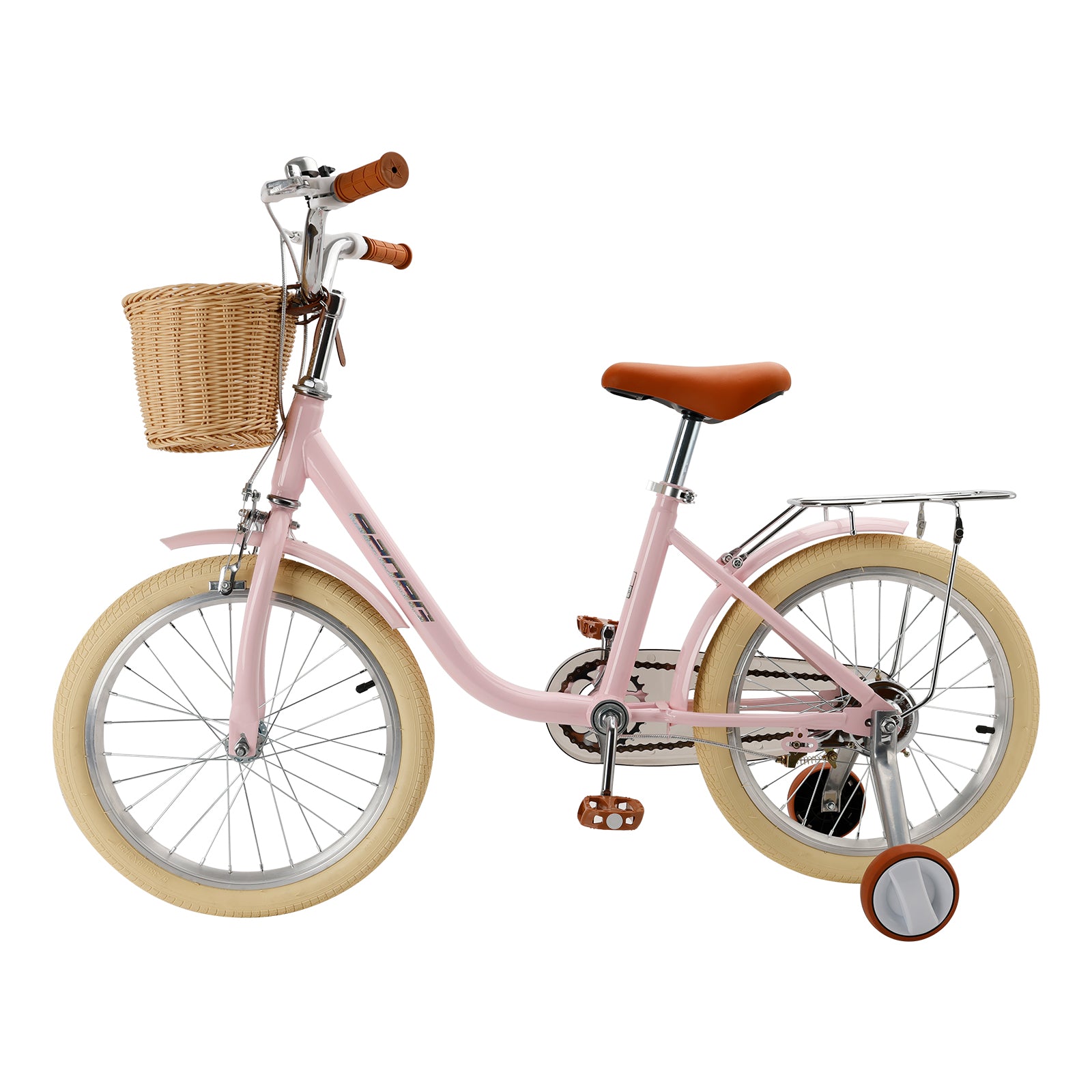 18-Zoll-Kinderfahrrad für Mädchen und Jungen im Alter von 7 bis 9 Jahr