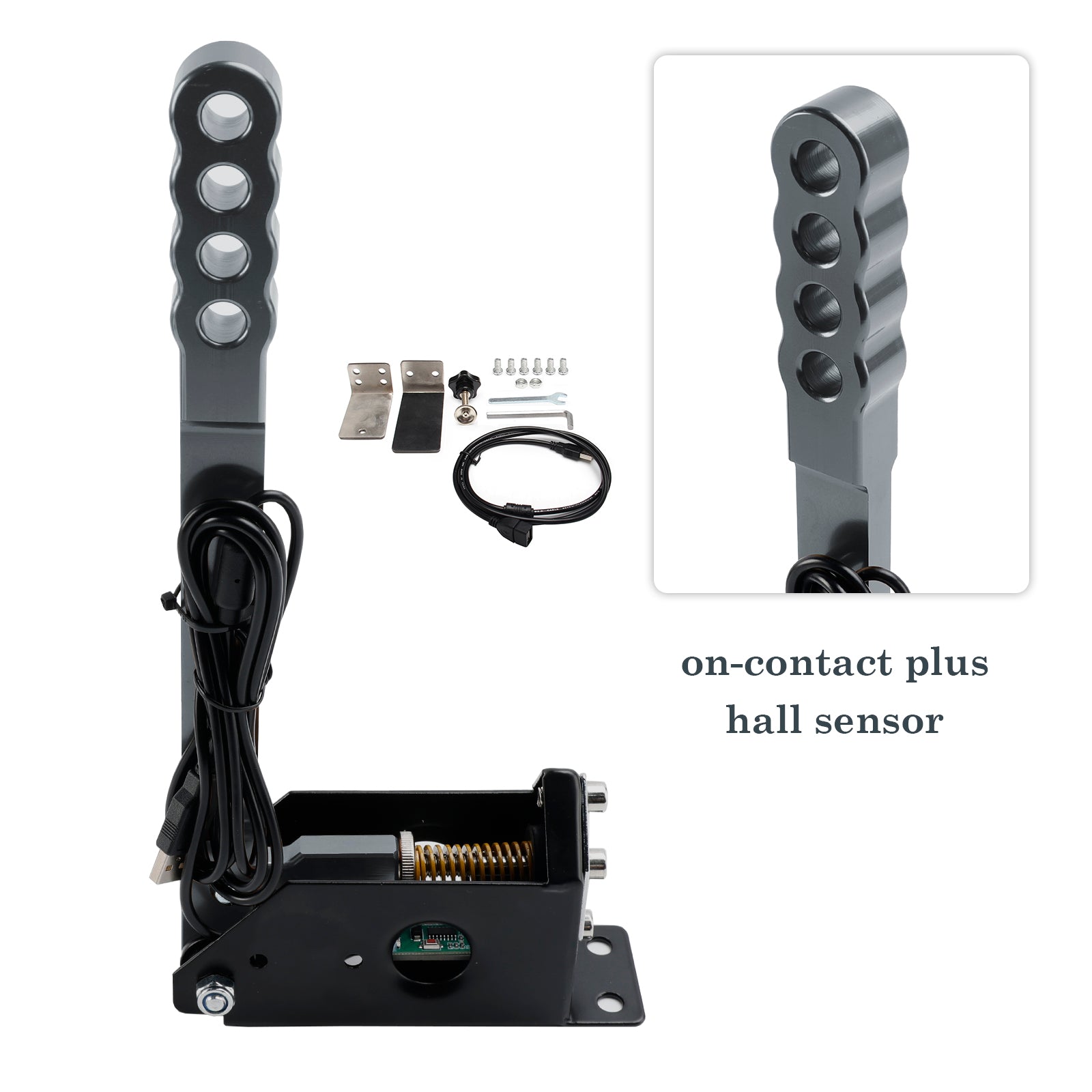 14 -bittinen kilpa -käsijarru USB SIM -PC: lle, jossa on omaisuuspihdit G27/G29/T300/T500