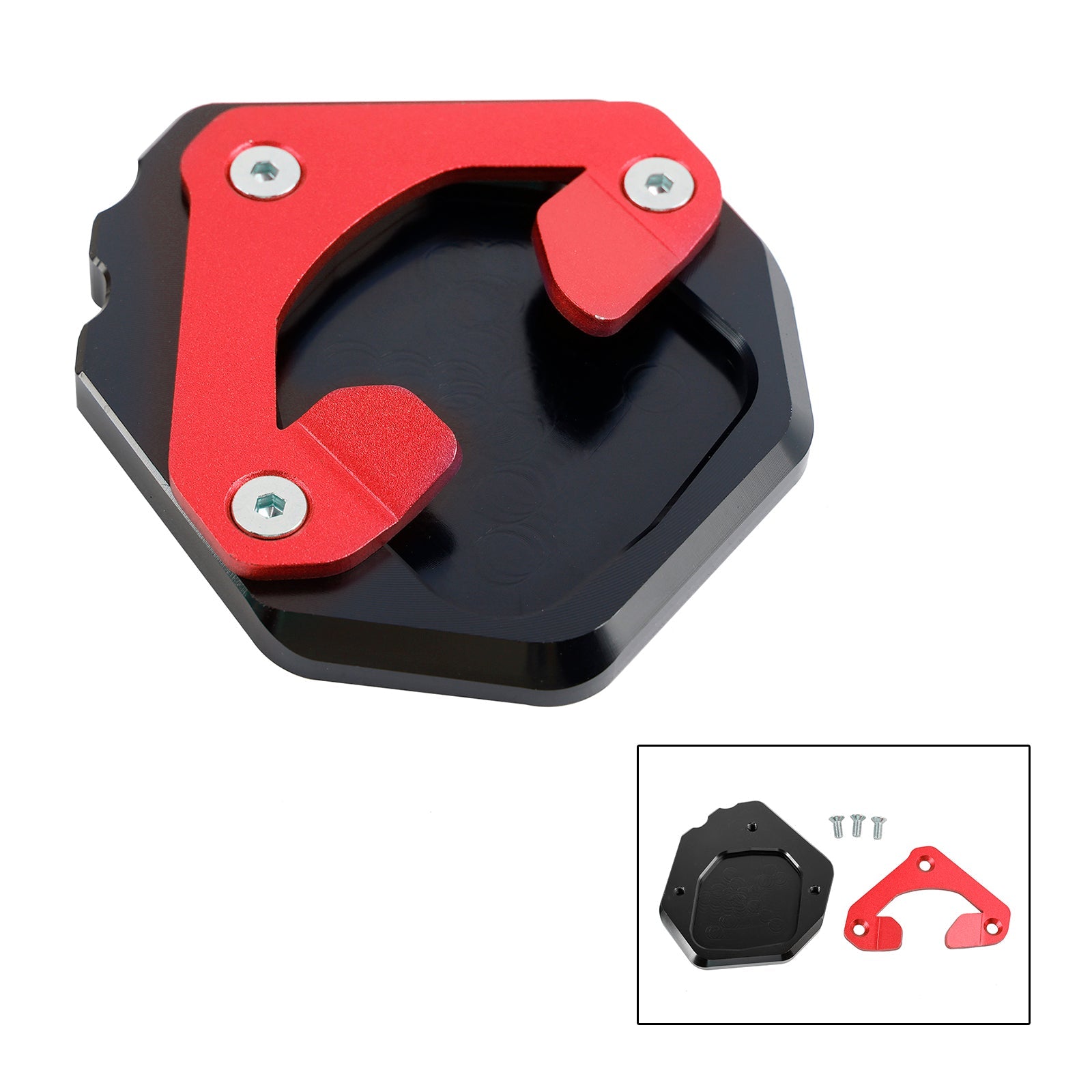 Support de plaque d'agrandissement de béquille Yamaha Tenere 700 2019-2023