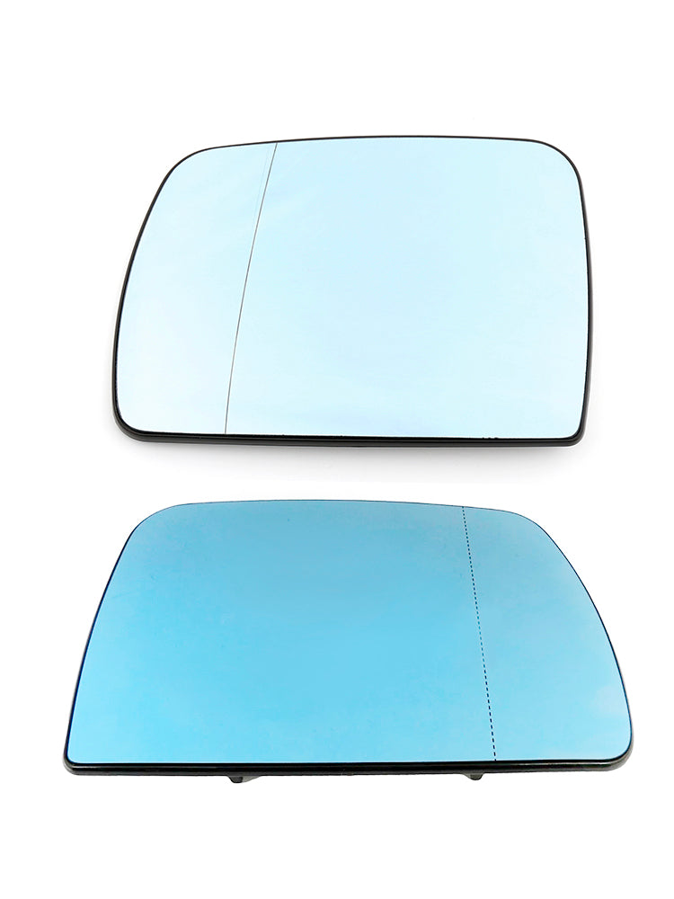 Specchi laterali sinistro e destro Blu riscaldati per BMW X5 E53 1998-2006