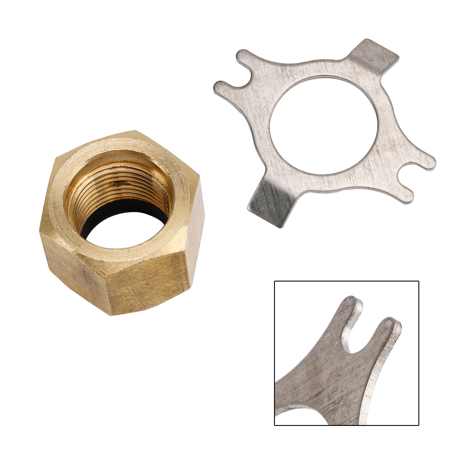 Écrou d'hélice Mercury Mercruiser avec plaque de verrouillage pour référence 11-8M0056234