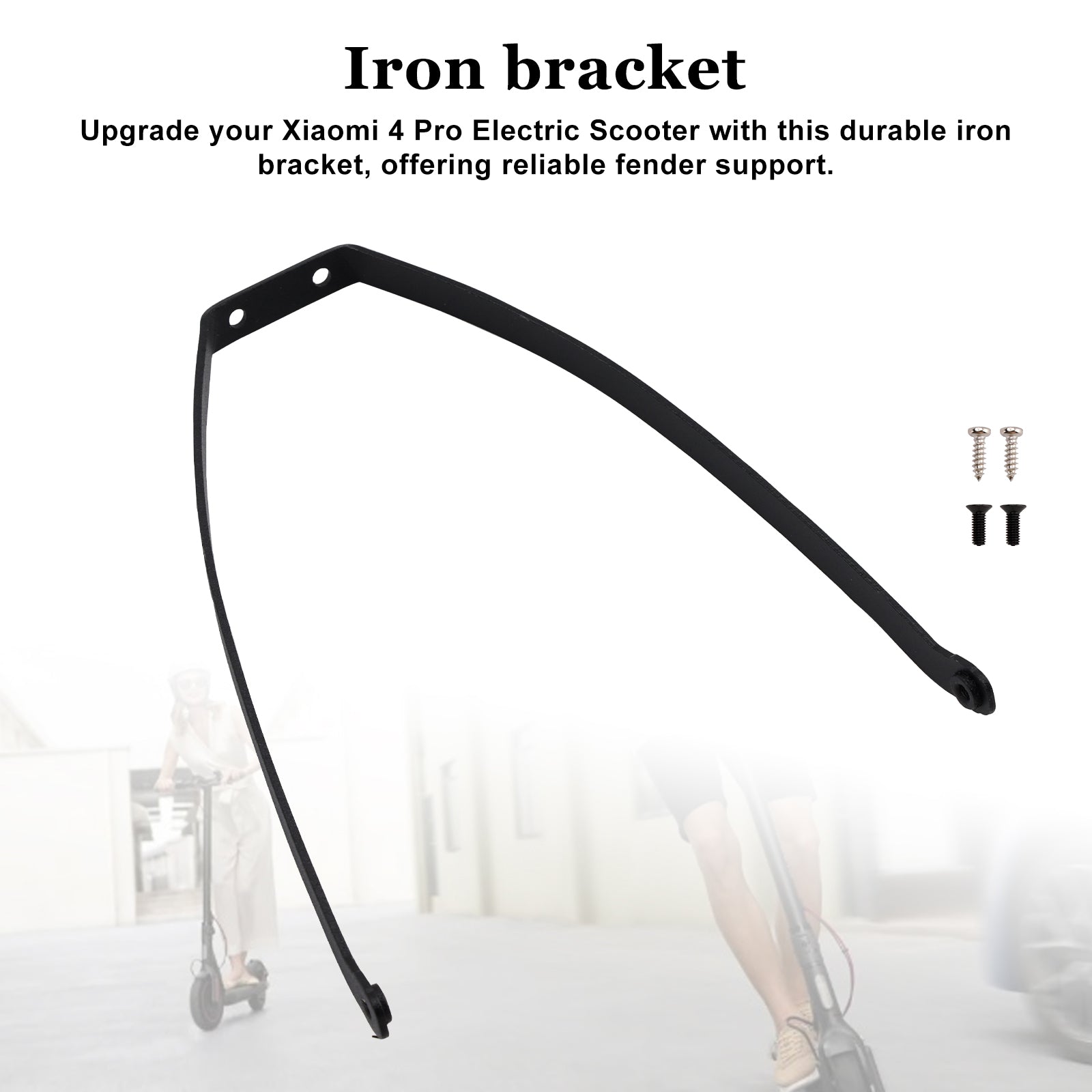 Tylne podparcie z tylnym błotnikiem dla Xiaomi 4pro Electric Scooter