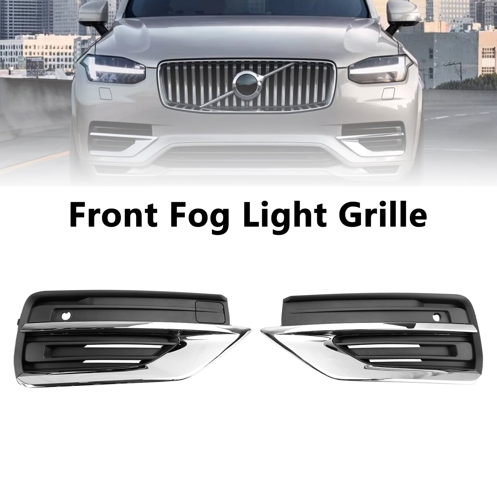 Fog lichtrooster voor Volvo XC90 2-kamers bumper 2021-2024 31663514