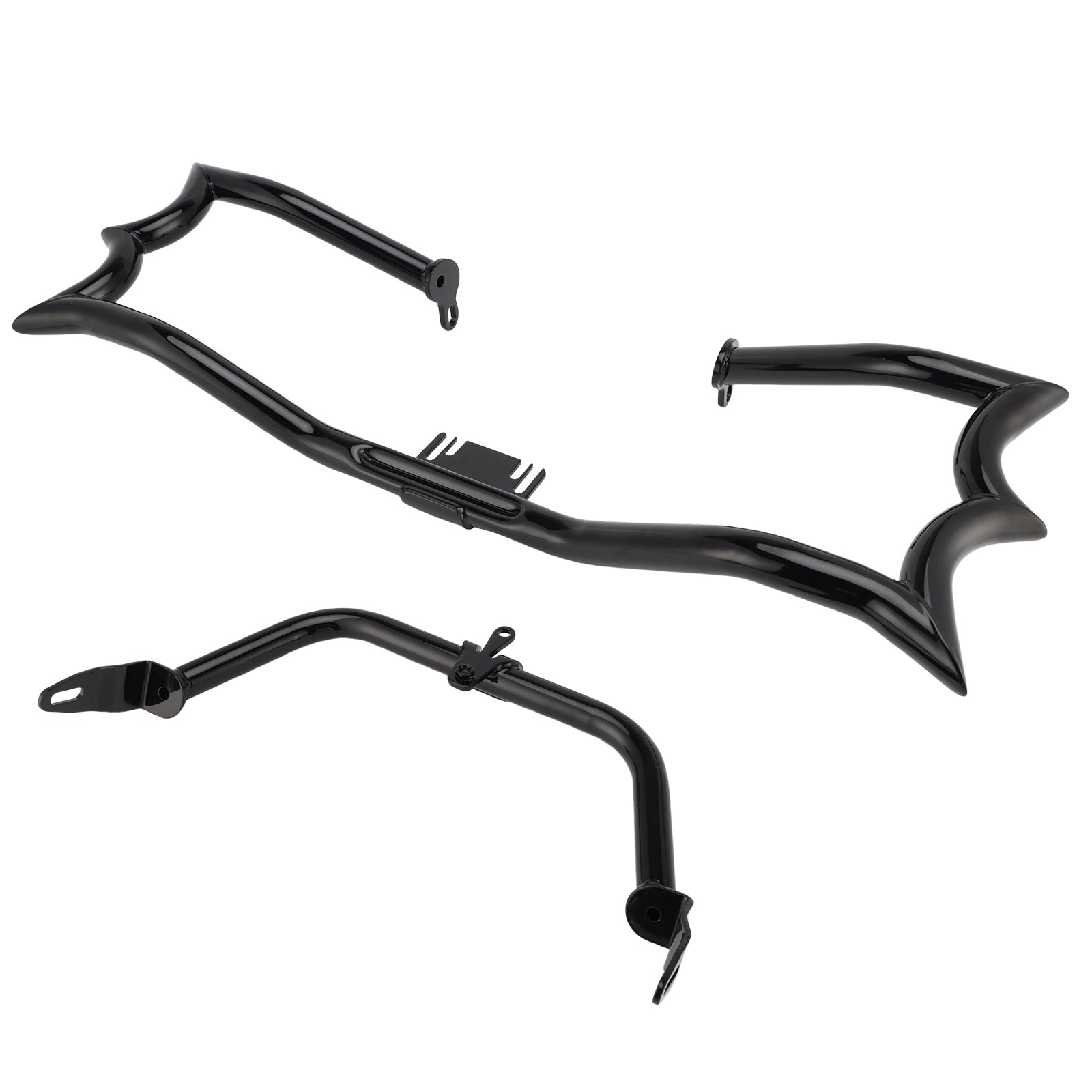 Kit paraurti, protezione motore, staffa carenatura e barra di protezione cromata per Road King Touring (2009-2023).