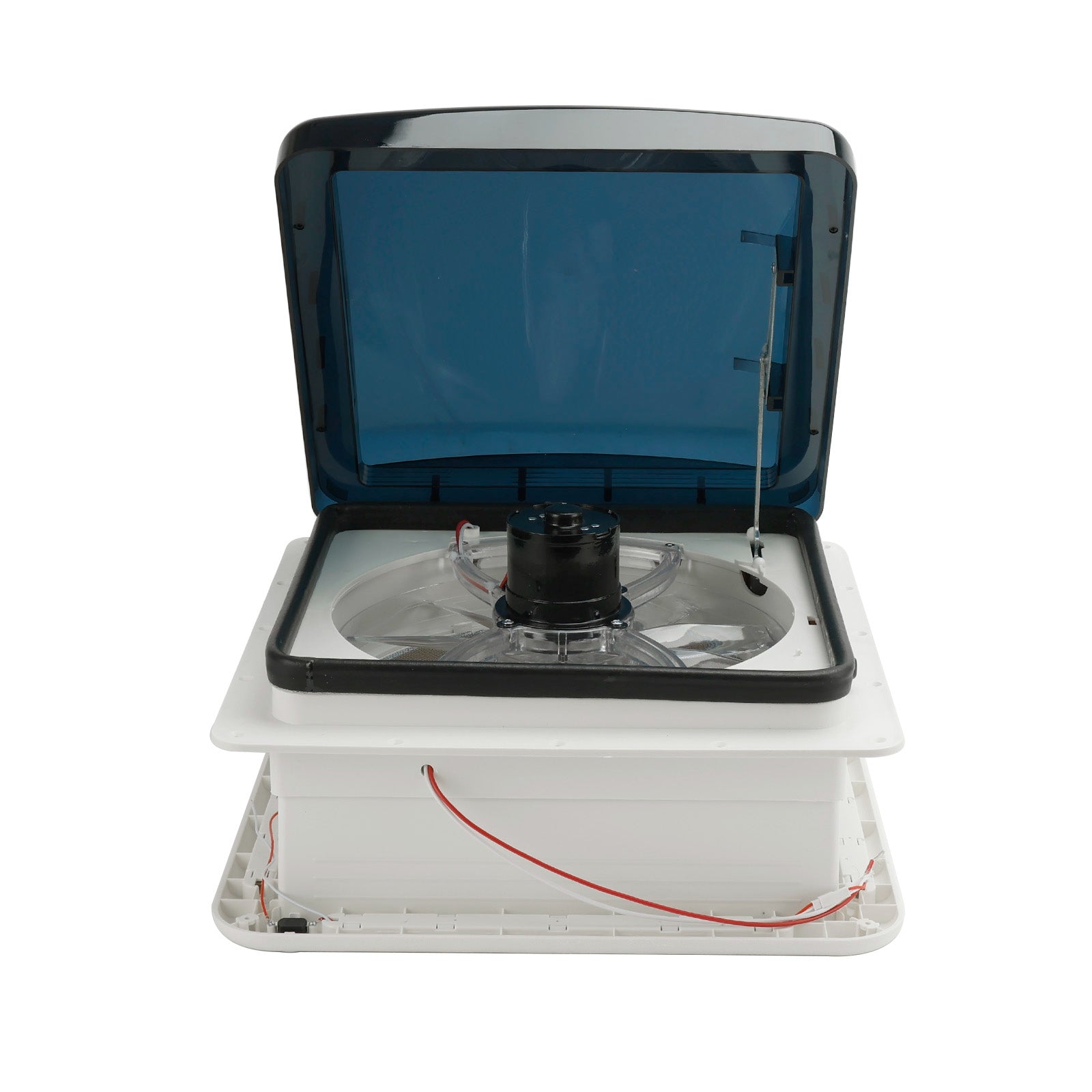 14-calowy nawiew dachowy do przyczep kempingowych 3-biegowy silnik Wentylator do pojazdów kempingowych 12 V Świetlik z oświetleniem LED