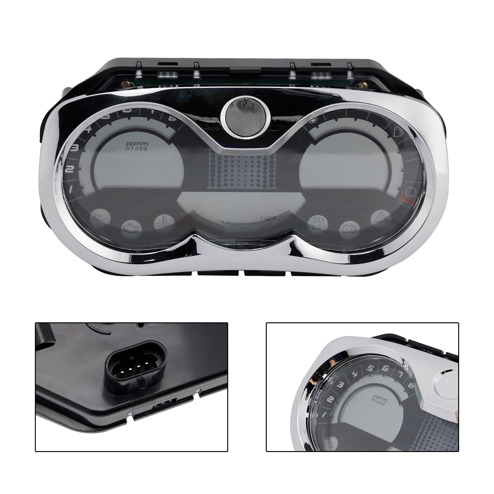 Elektrische accessoires voor Sea-Doo GTI SE 2006 : snelheidsmeter, toerenteller en digitaal LCD-scherm (ref. 278002217)