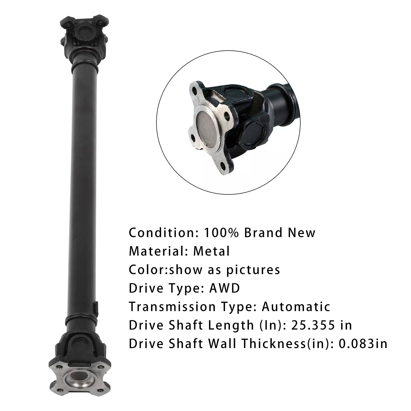 Arbre de transmission avant pour BMW 528xi E60 L6 3.0L 2008, boîte automatique avant, 26207534636 430-50109