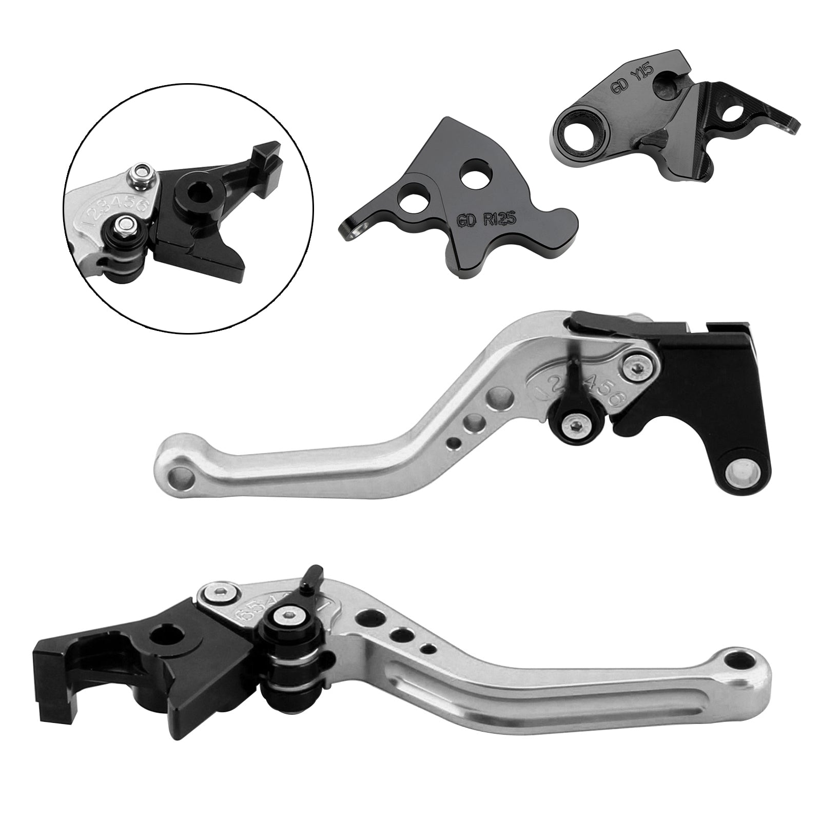 Krótka dźwignia hamulca i sprzęgła dla Honda CRF1100L Africa Twin 2022-2024