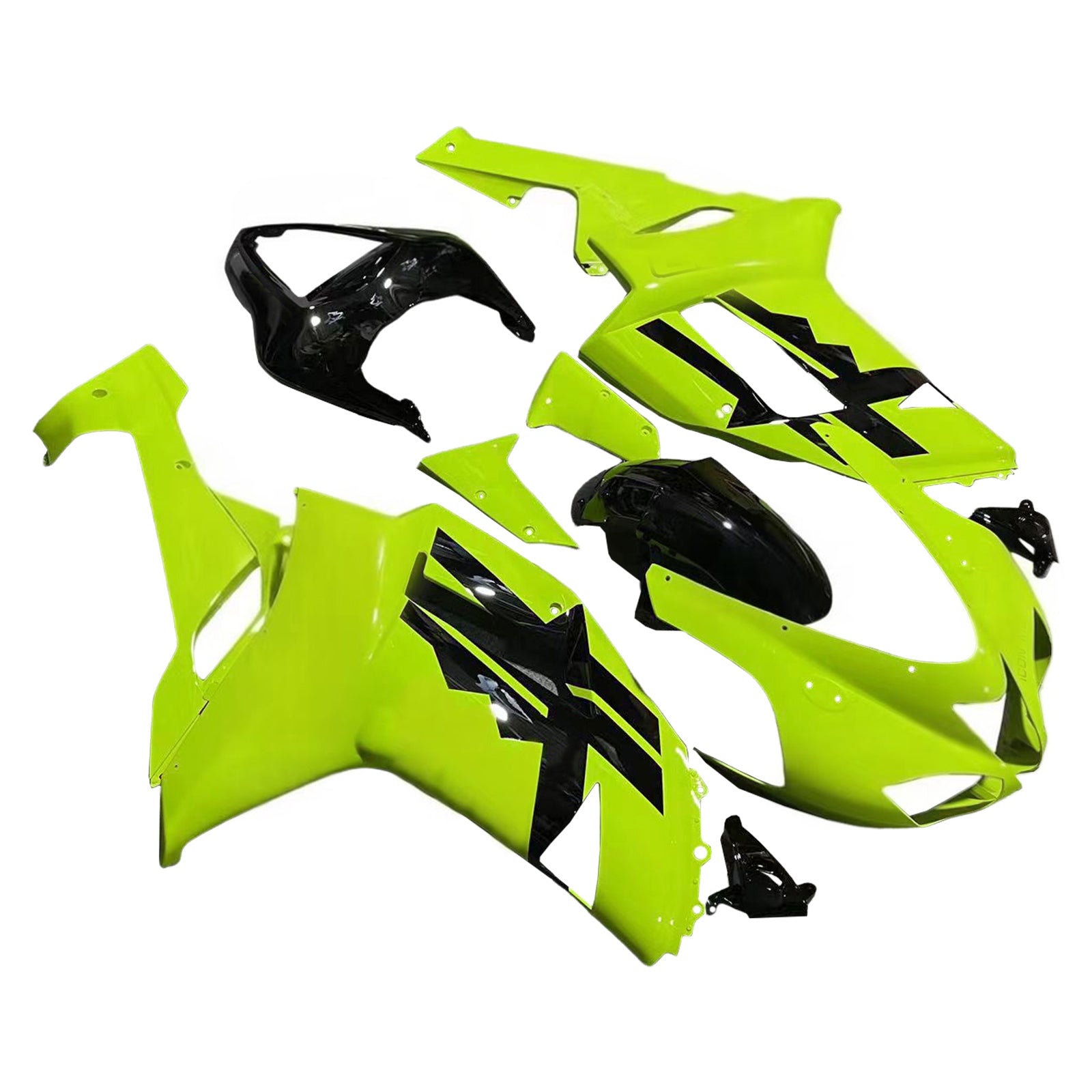Kit de carénage à injection en plastique ABS pour Kawasaki ZX6R 636 2007-2008