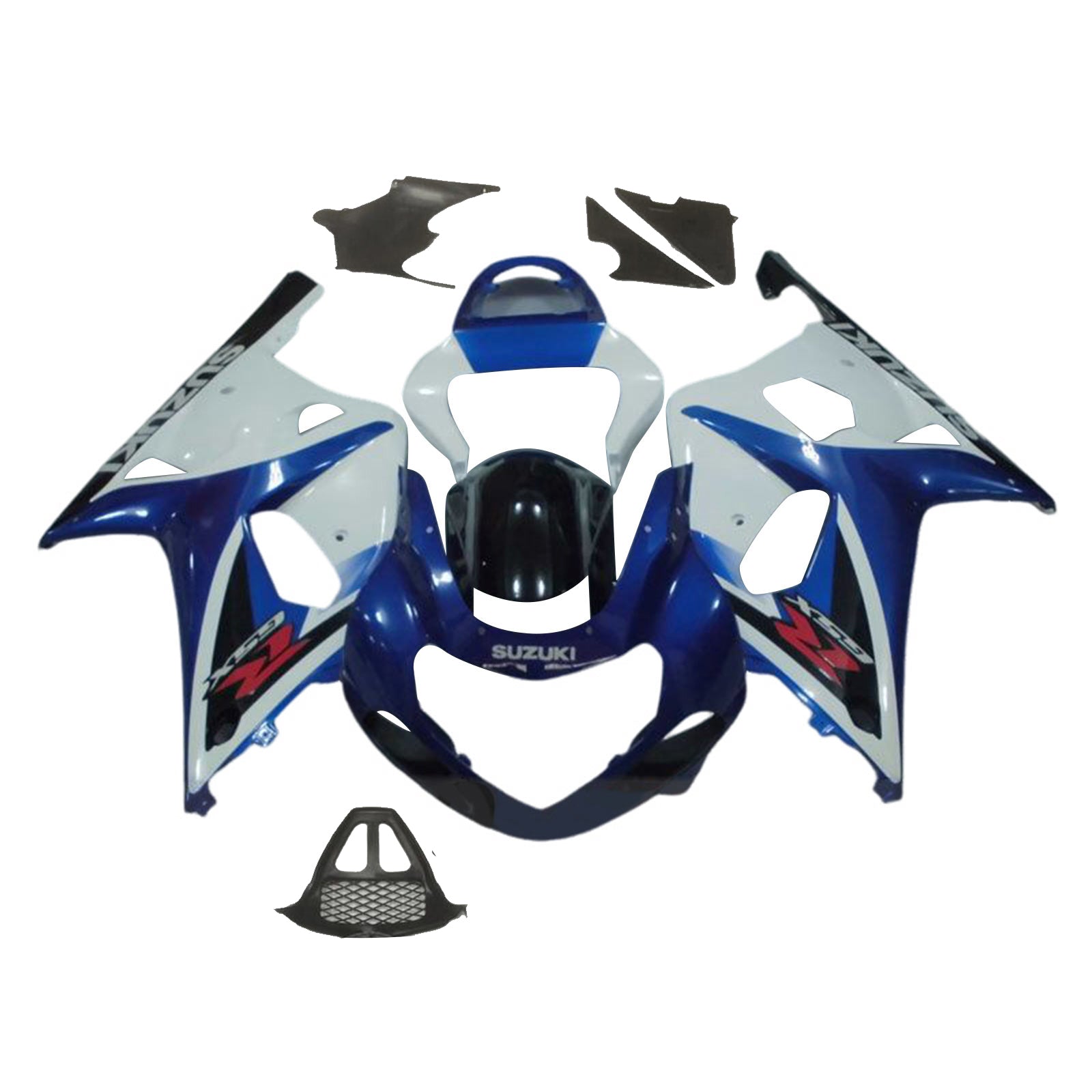 Amotopart Suzuki GSXR1000 2000-2002 K1 K2 ABS muovinen korin suojasarja