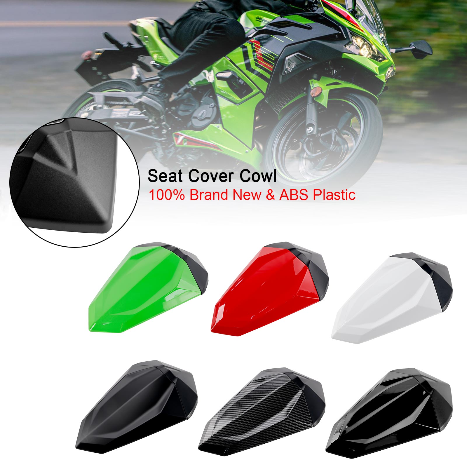 Zadnji sedlo karalni pokrov za Kawasaki Ninja 500 EX500R Z500 2024-2025