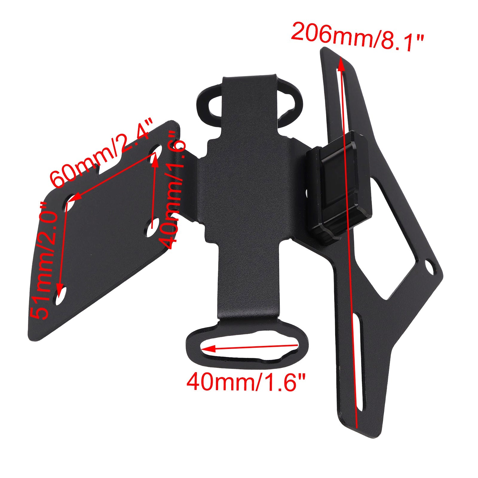 Portamatrículas'registro para Kawasaki Z900 2025