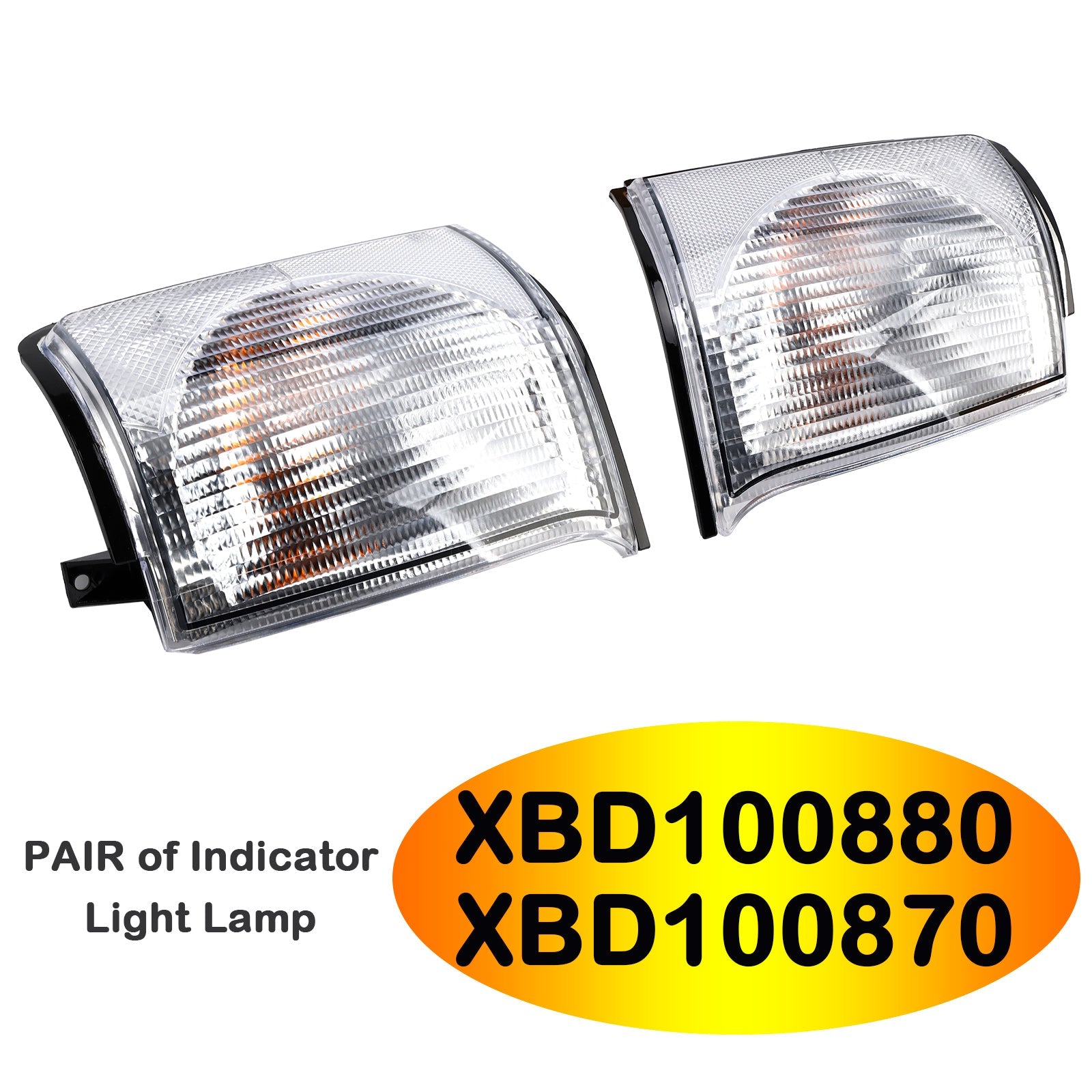 Set van twee linker voorste richtingaanwijzers voor Land Rover Discovery 2 (1999-2002)