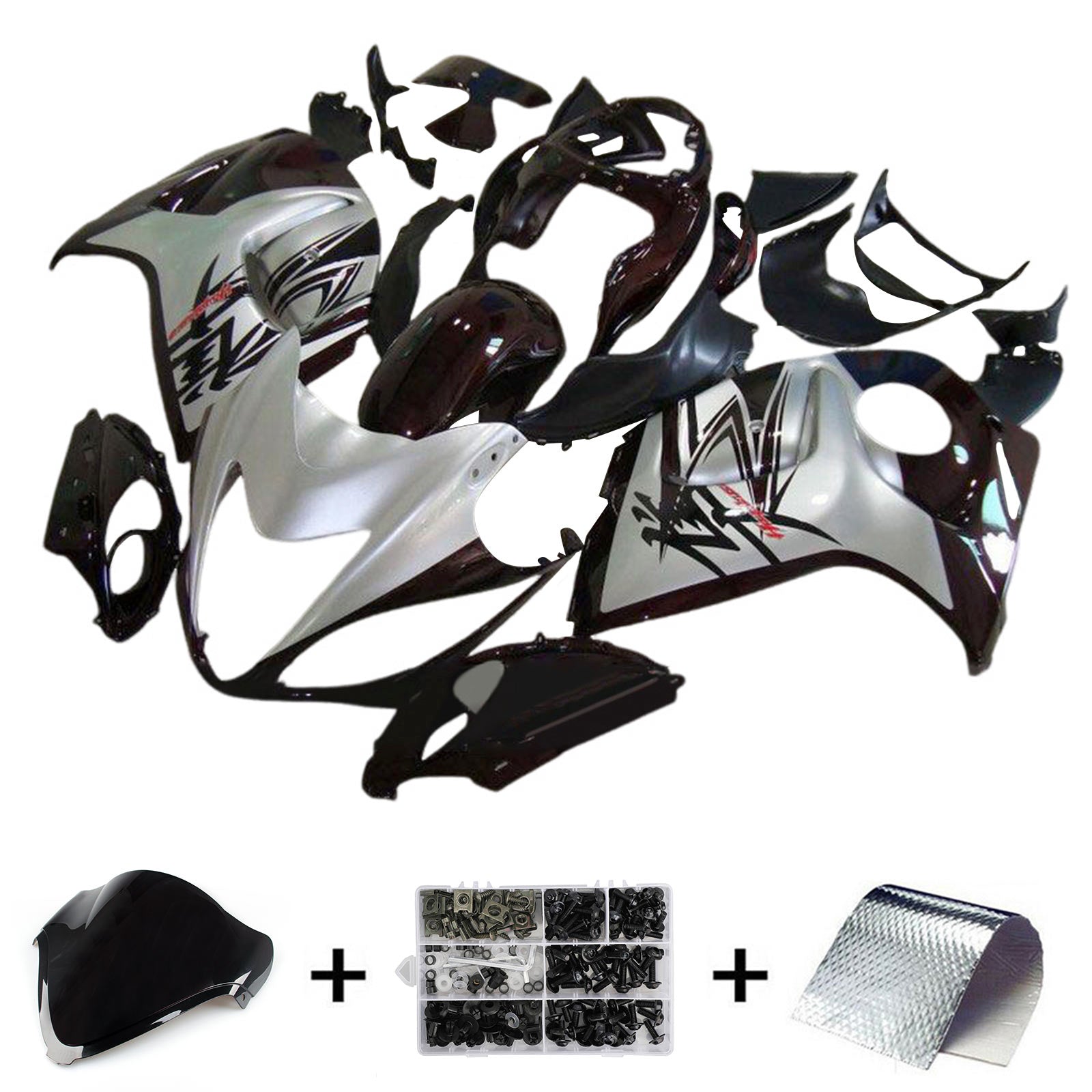 2008-2020 Suzuki Hayabusa GSX1300r Kit de camerage d'injection de carrosserie en plastique