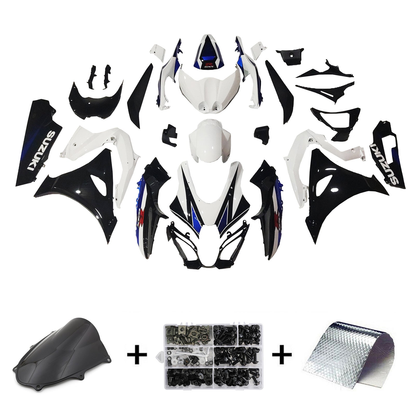 Kit di carenatura in plastica ABS per Suzuki GSXR1000 2017-2025 K17