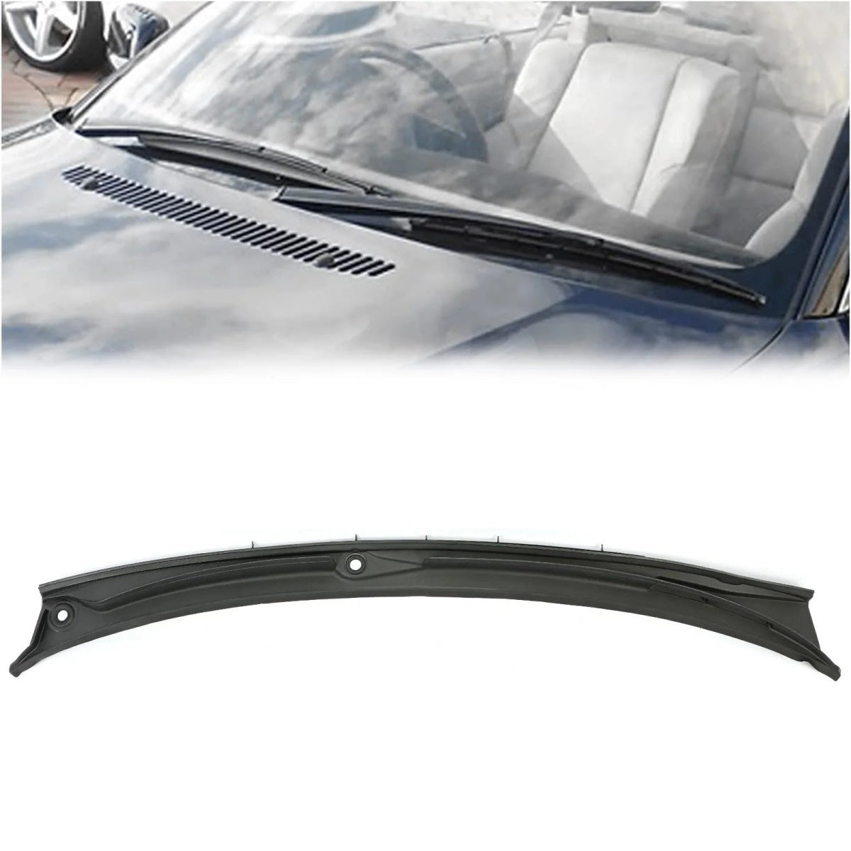 Pieza 51718208483 - Tapa del cárter inferior & Rejilla del limpiaparabrisas delantero para BMW E46