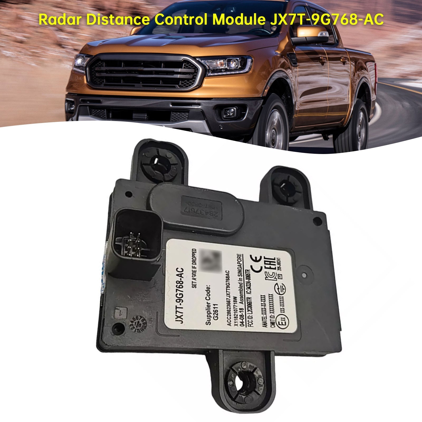 Ford Ranger-radarafstandscontrolemodule 2019-2022 JX7T-9G768-AC
