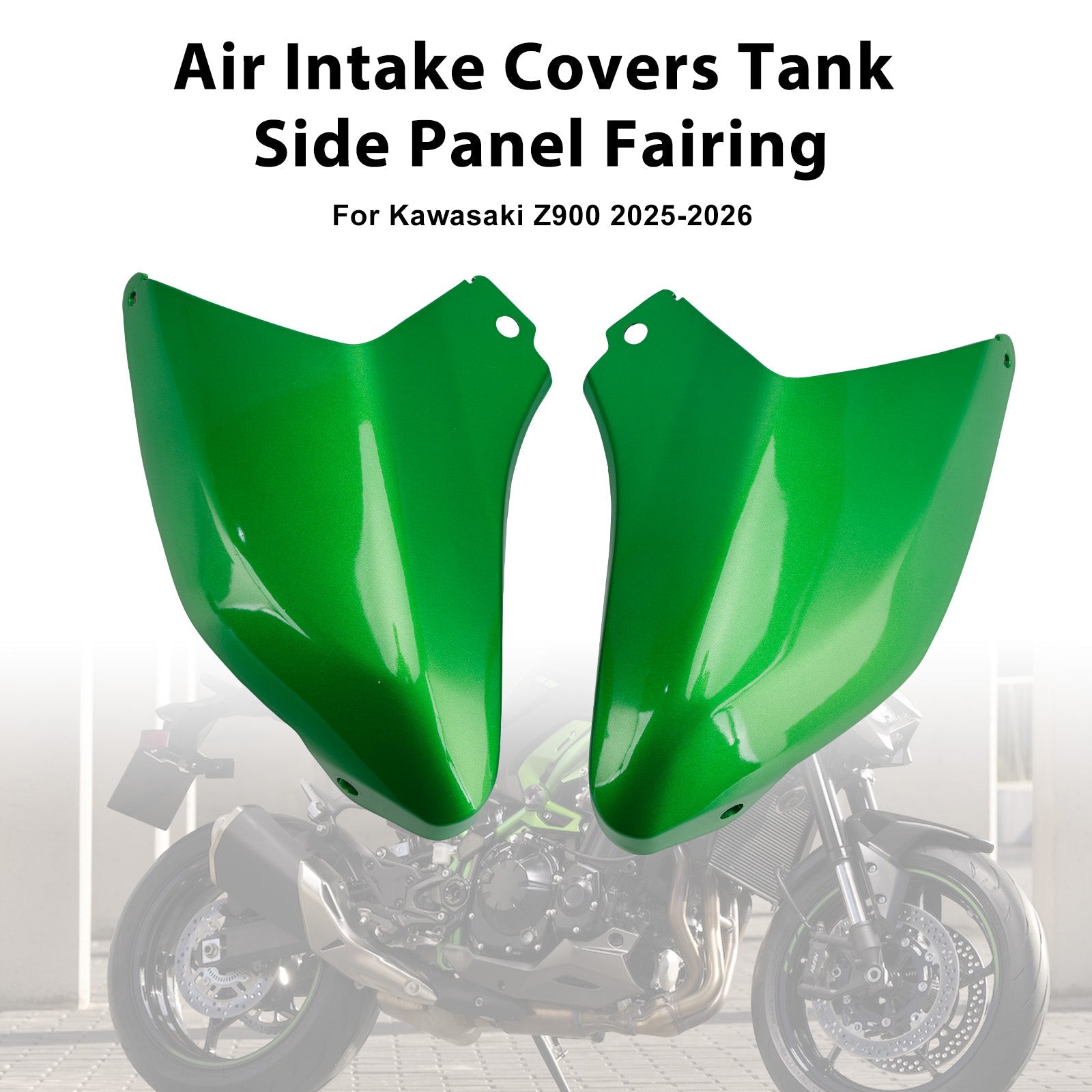 Caches d'admission d'air, carénage latéral du réservoir pour Kawasaki Z900 2025-2026
