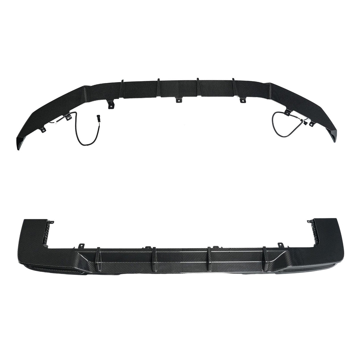 Diffuser van droog koolstofvezel voor de voor- en achterbumper, compatibel met de Mercedes-Benz G-Klasse. W465 (vanaf 2025)
