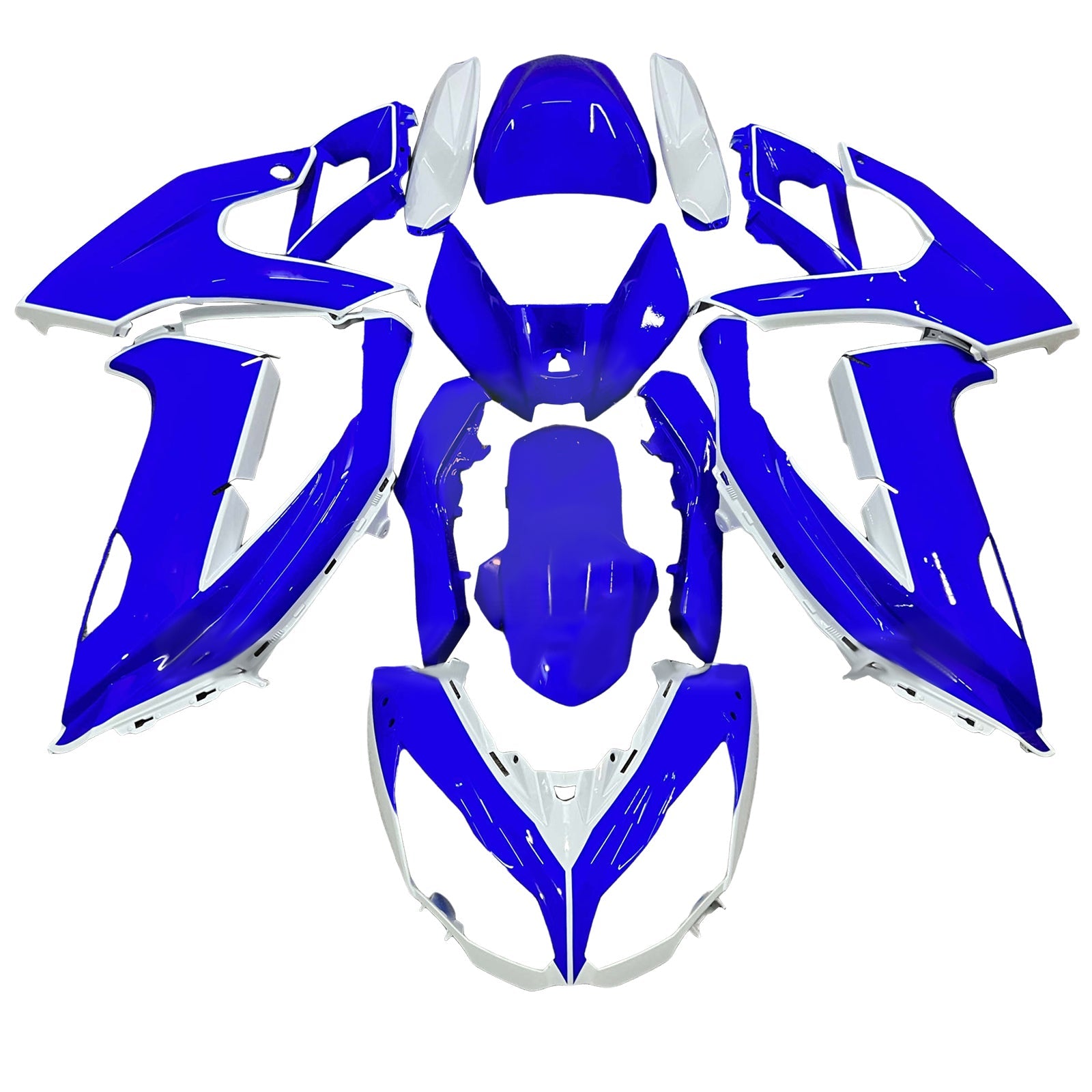 Kit di carenatura a iniezione, corpo in plastica ABS per Kawasaki ER-6F Ninja650 2012-2016