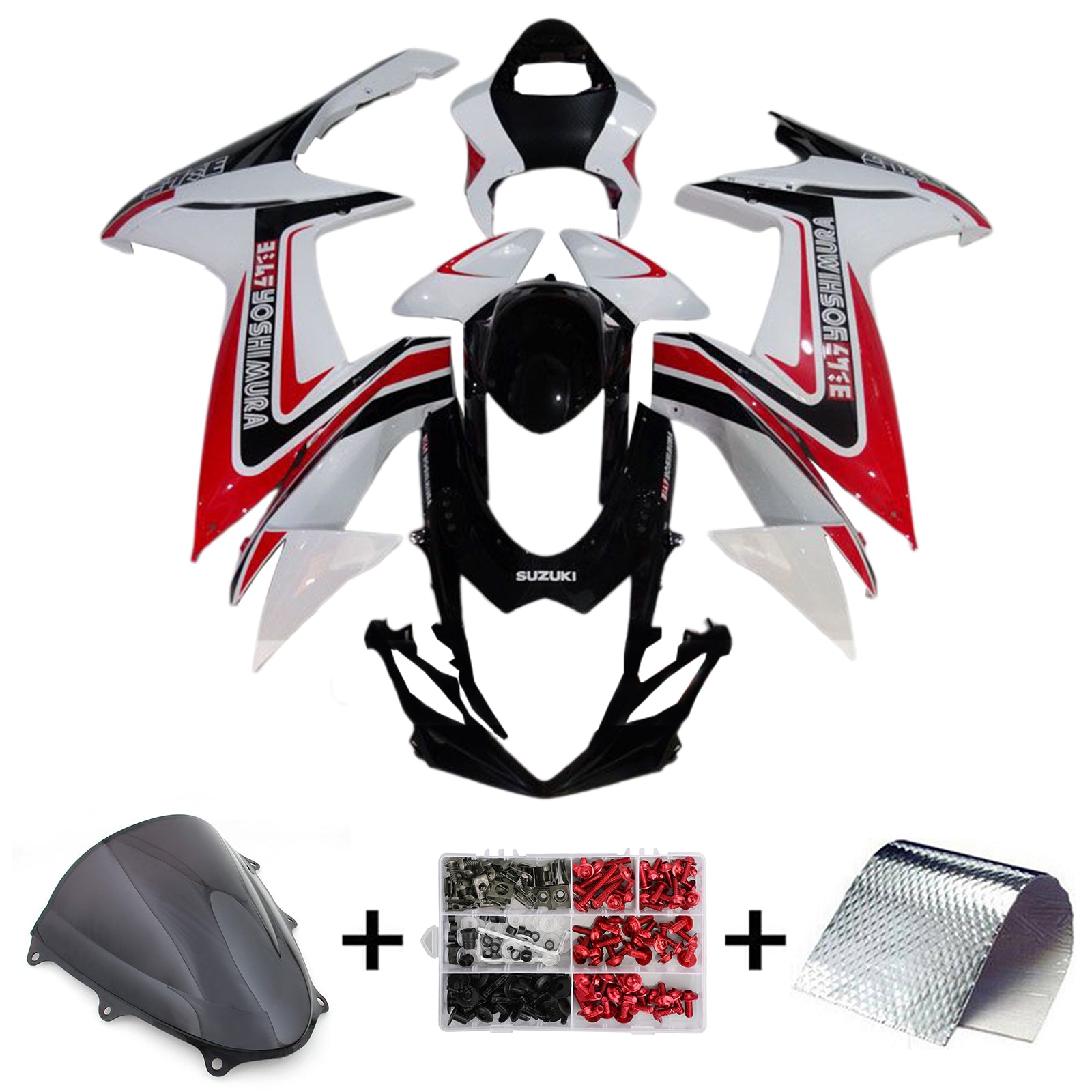 2011-2025 Suzuki GSXR 600/750 K11 Kit de carénage injection Amotopart Bodywork Plastic