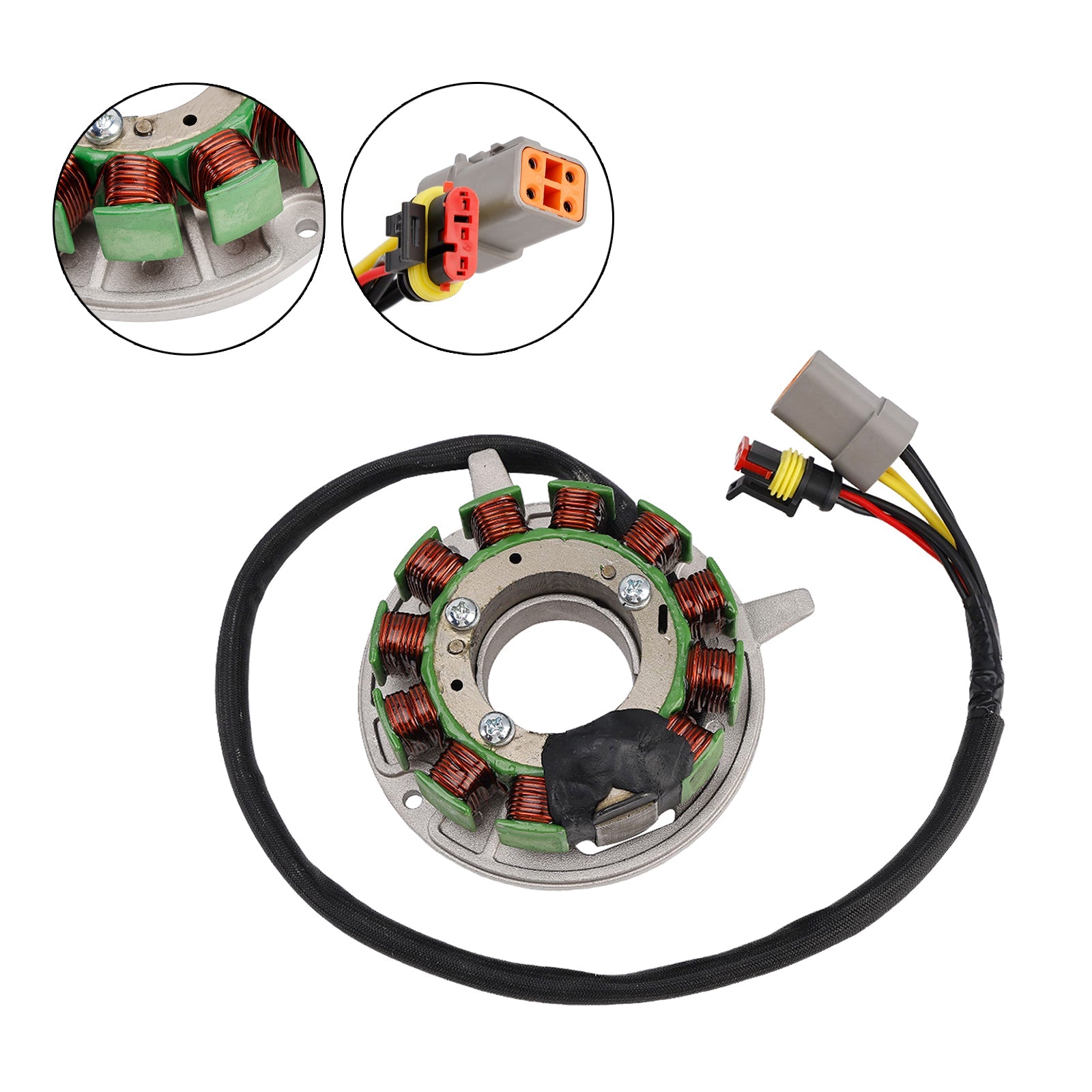 Bobine de stator d'alternateur pour Ski-Doo Bombardier Skandic Tundra 2009 : 420889368, 420889369, 420889366