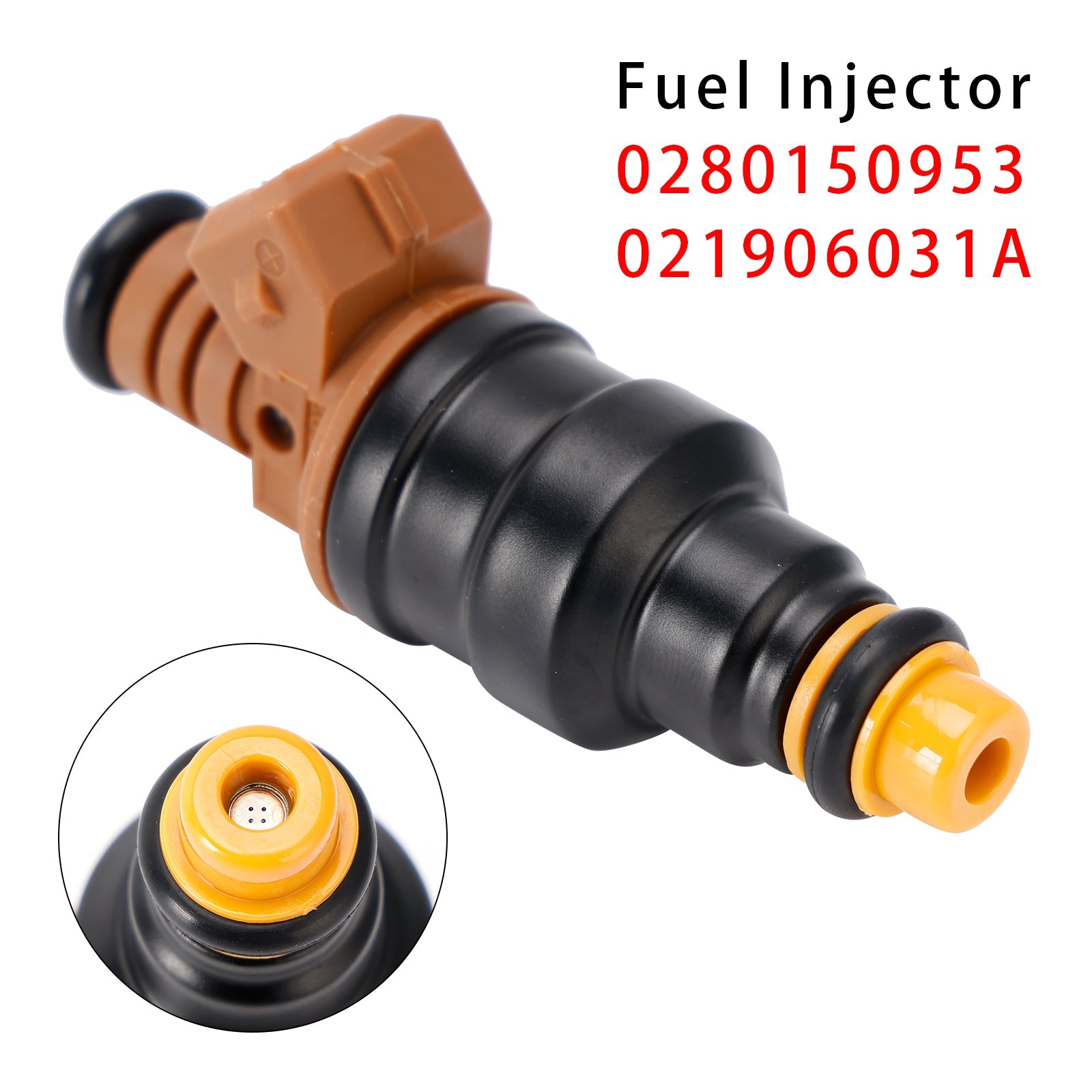 1 inyector de combustible para VW Golf III Vento Sharan Ford Galaxy 2.8L VR6 0280150953