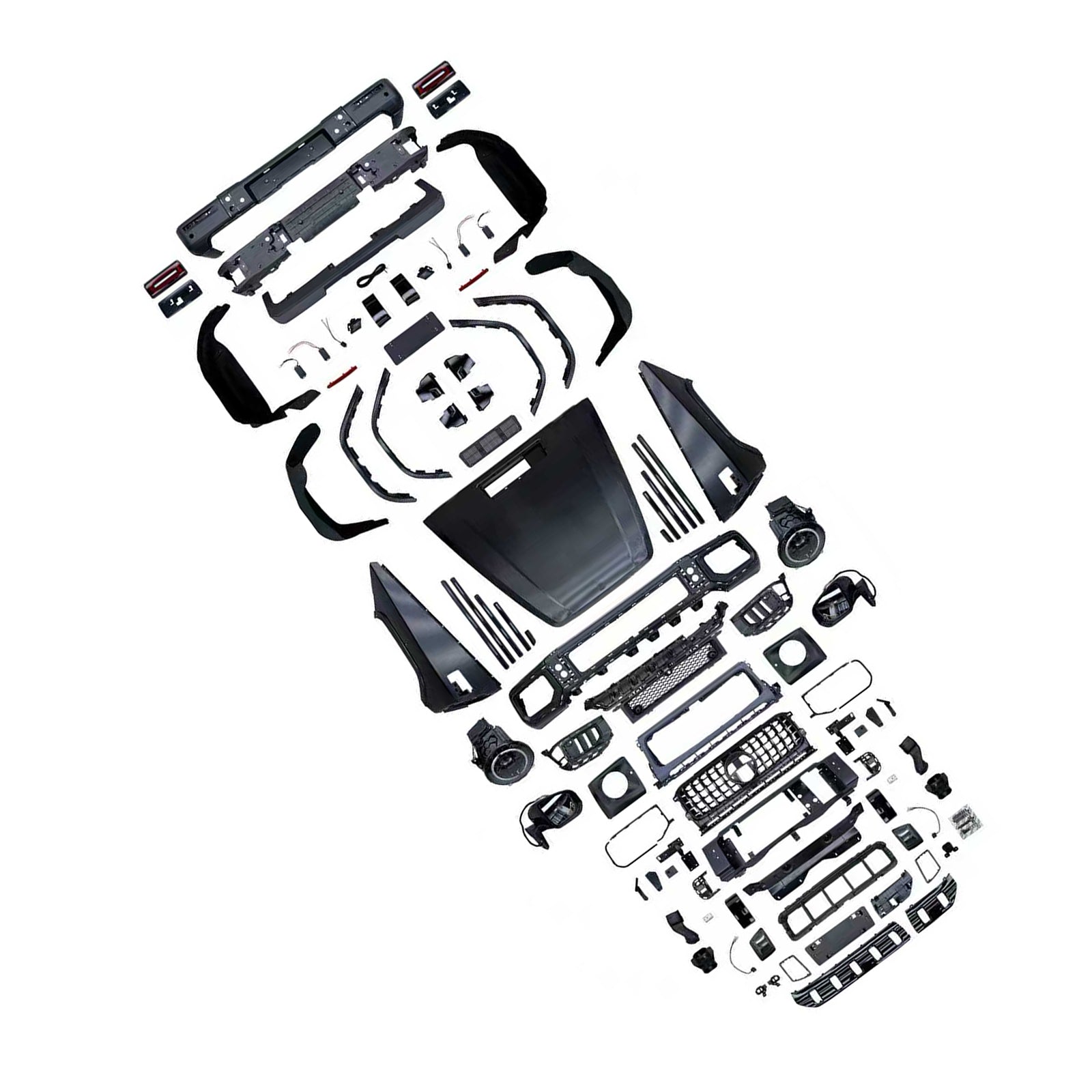 Kit carrosserie style AMG pour Mercedes W463, G550 et G500 (1993-2018) - Pare-chocs