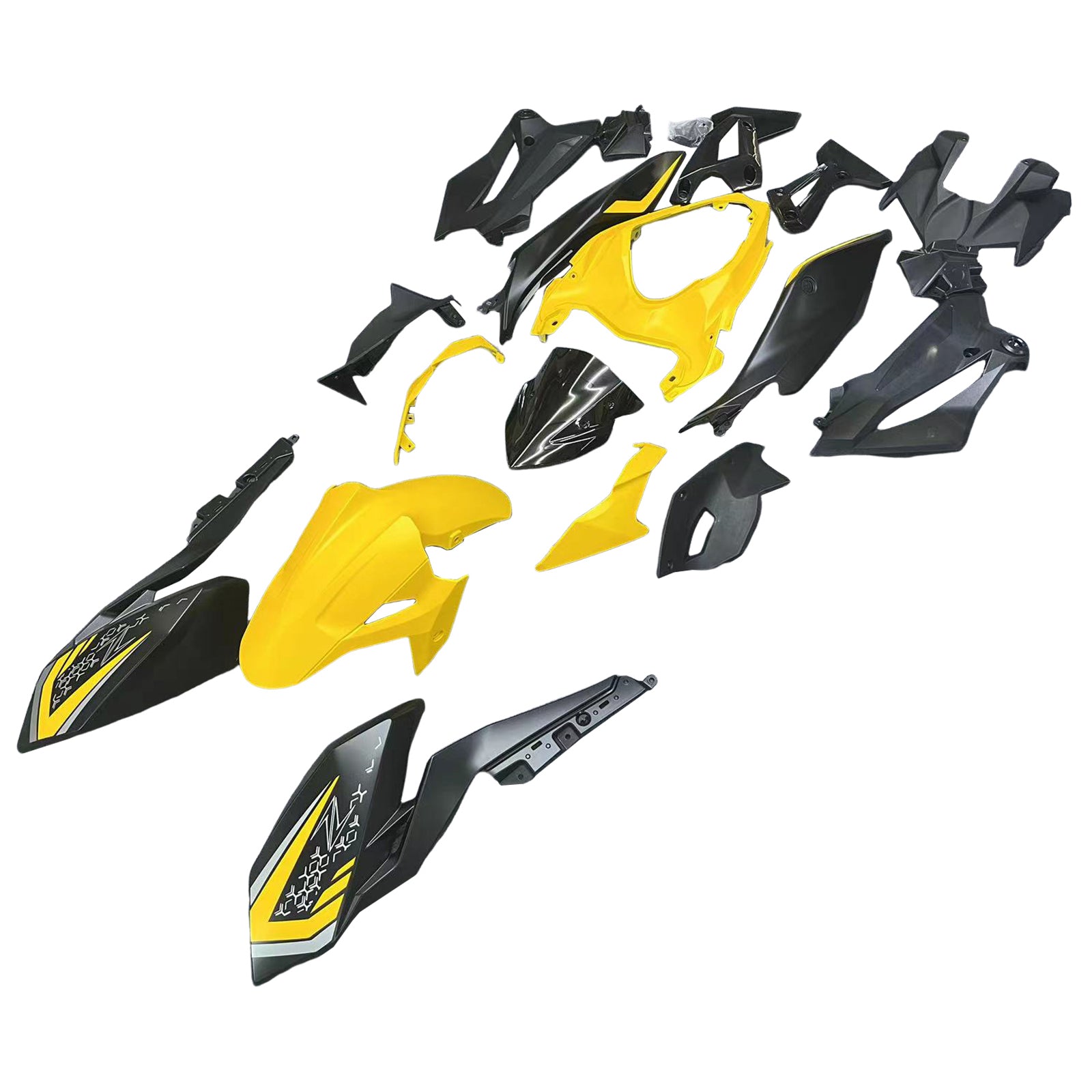 Kit de carénage en plastique ABS injecté compatible avec Kawasaki Z400 2018-2024