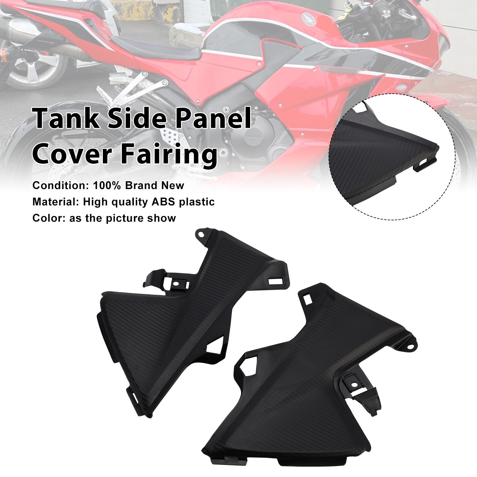 Brandstoftank zijbekleding kuip voor Honda CBR600RR (2013-2026)