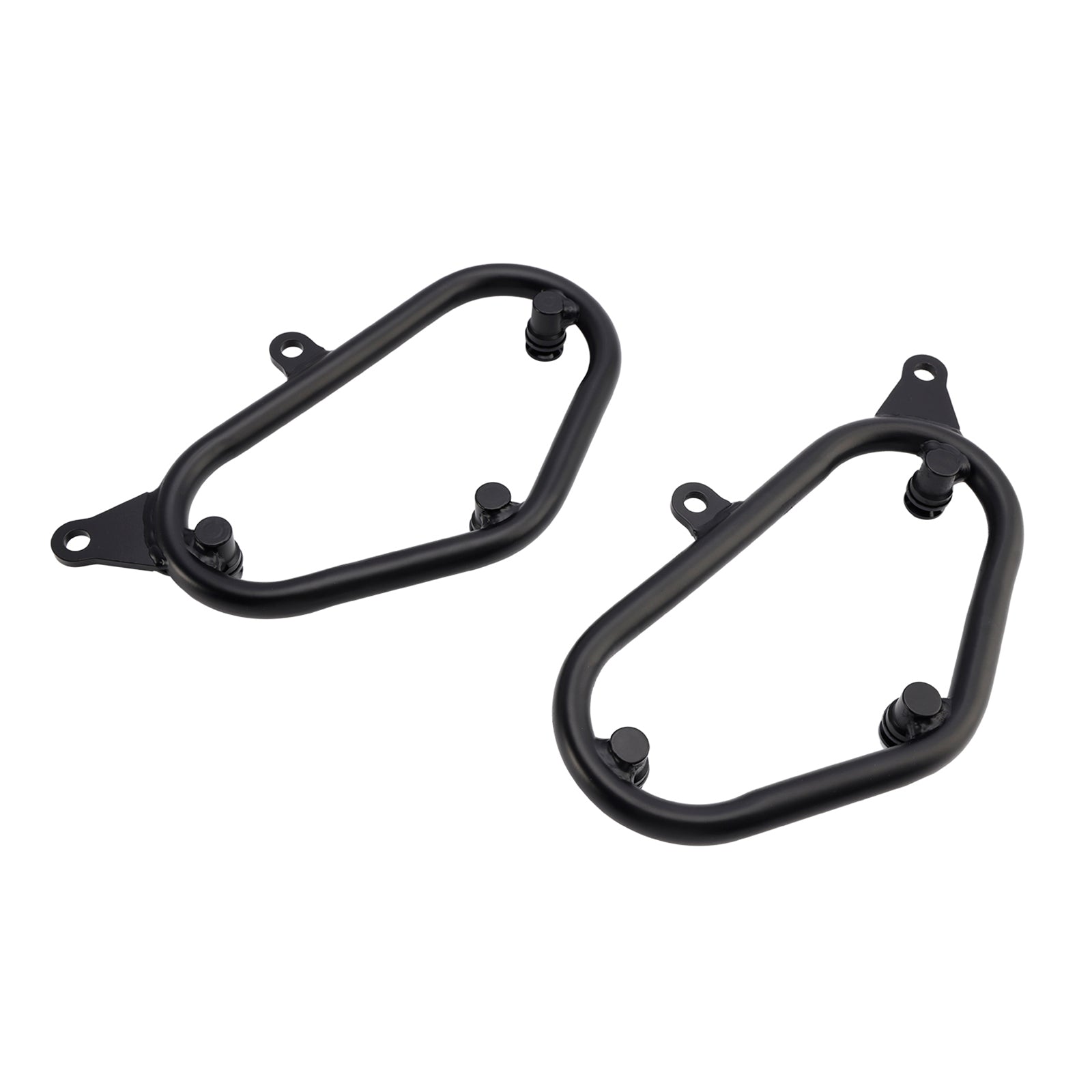 Soporte de soporte para la bolsa lateral negra para Kawasaki Eliminator 500 2024-2025