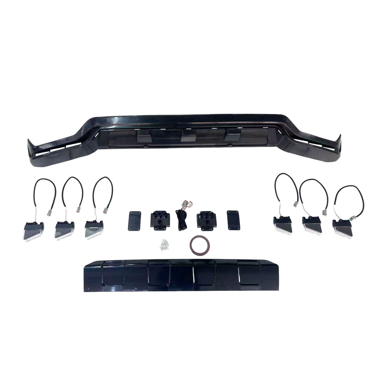 Diffuseur de pare-chocs avant compatible avec Mercedes-Benz Classe G W465 G63 (à partir de 2025) PP