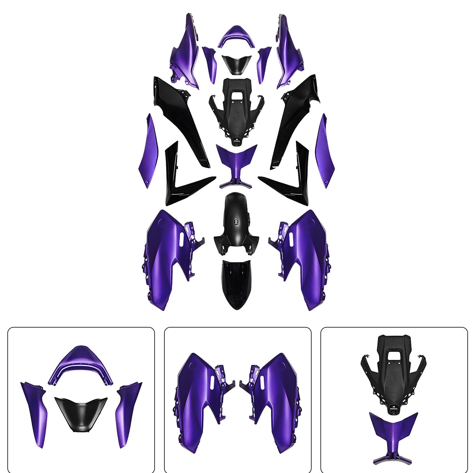 Kit de carénage d'injection pour Yamaha TMAX560 (2025-2026)