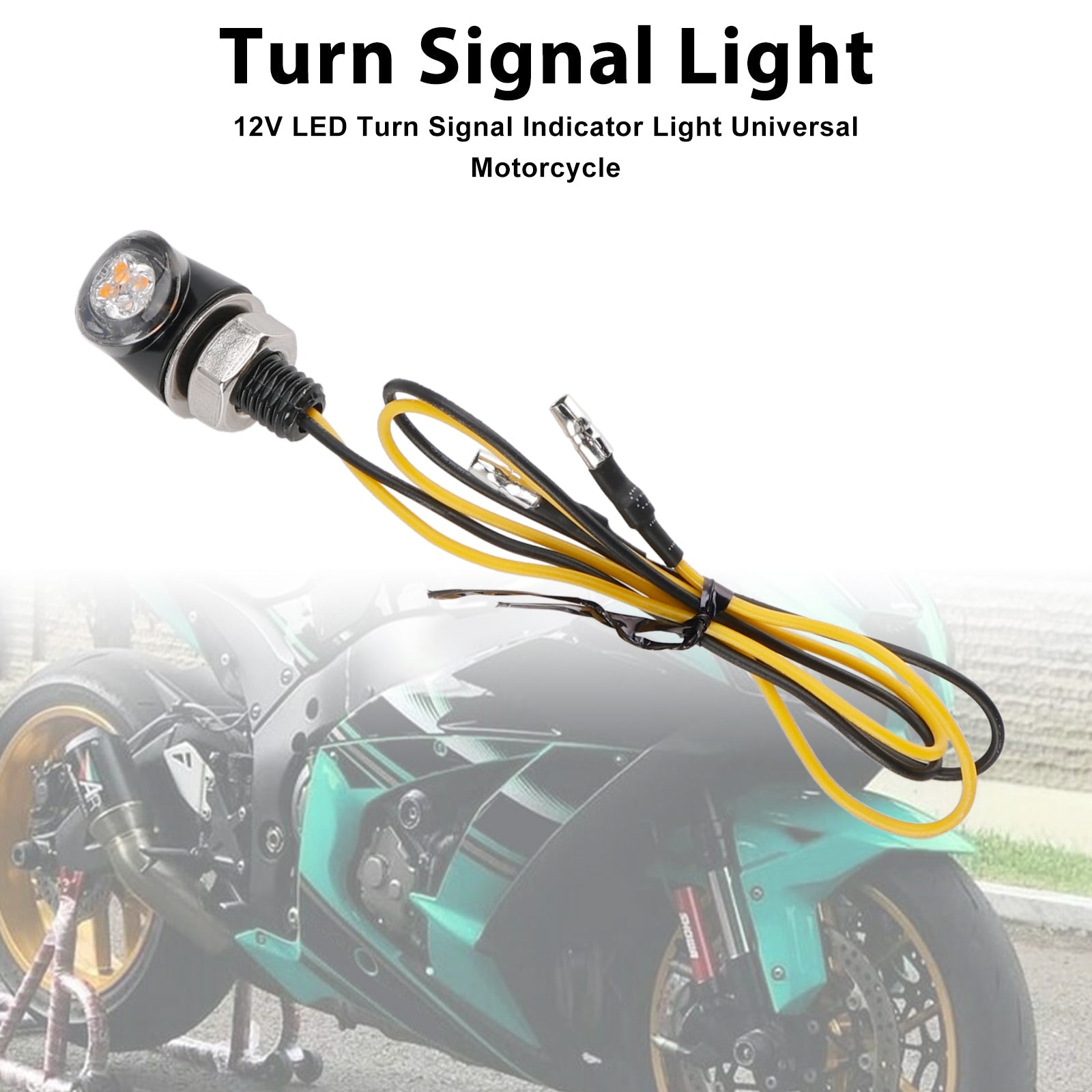 LED migający 12 V 8 mm Universal dla motocykla Hondy