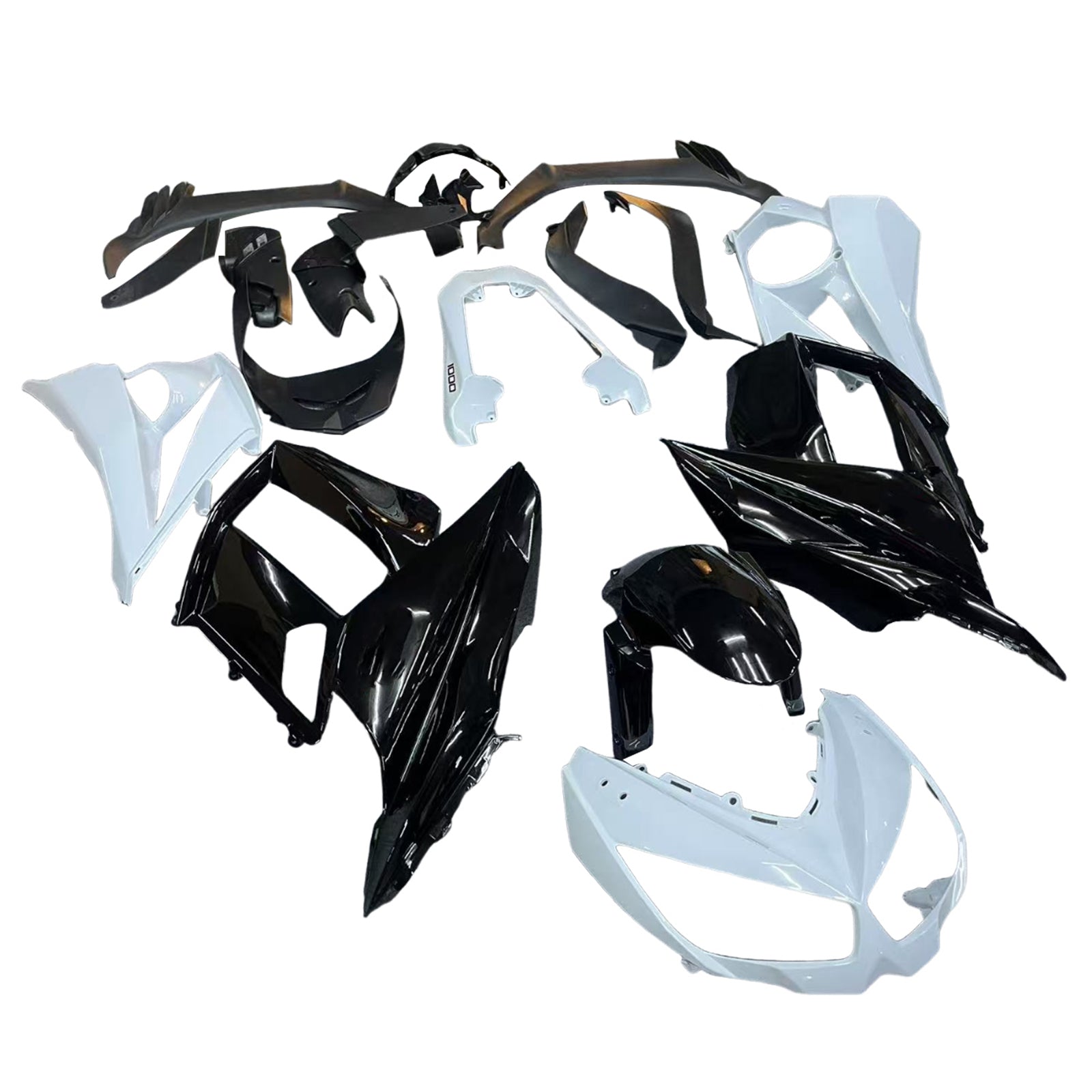 Kit de carénage en plastique ABS injecté compatible avec Kawasaki Z1000SX 2010-2015