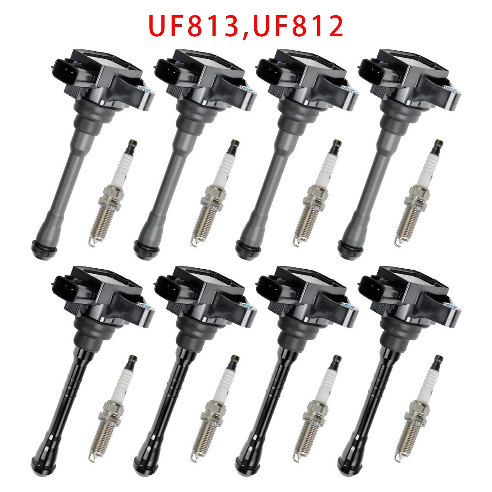 Bobine d'allumage et bougie d'allumage UF812 UF813 pour Nissan Titan 5.6L V8 8X (2017-2020)