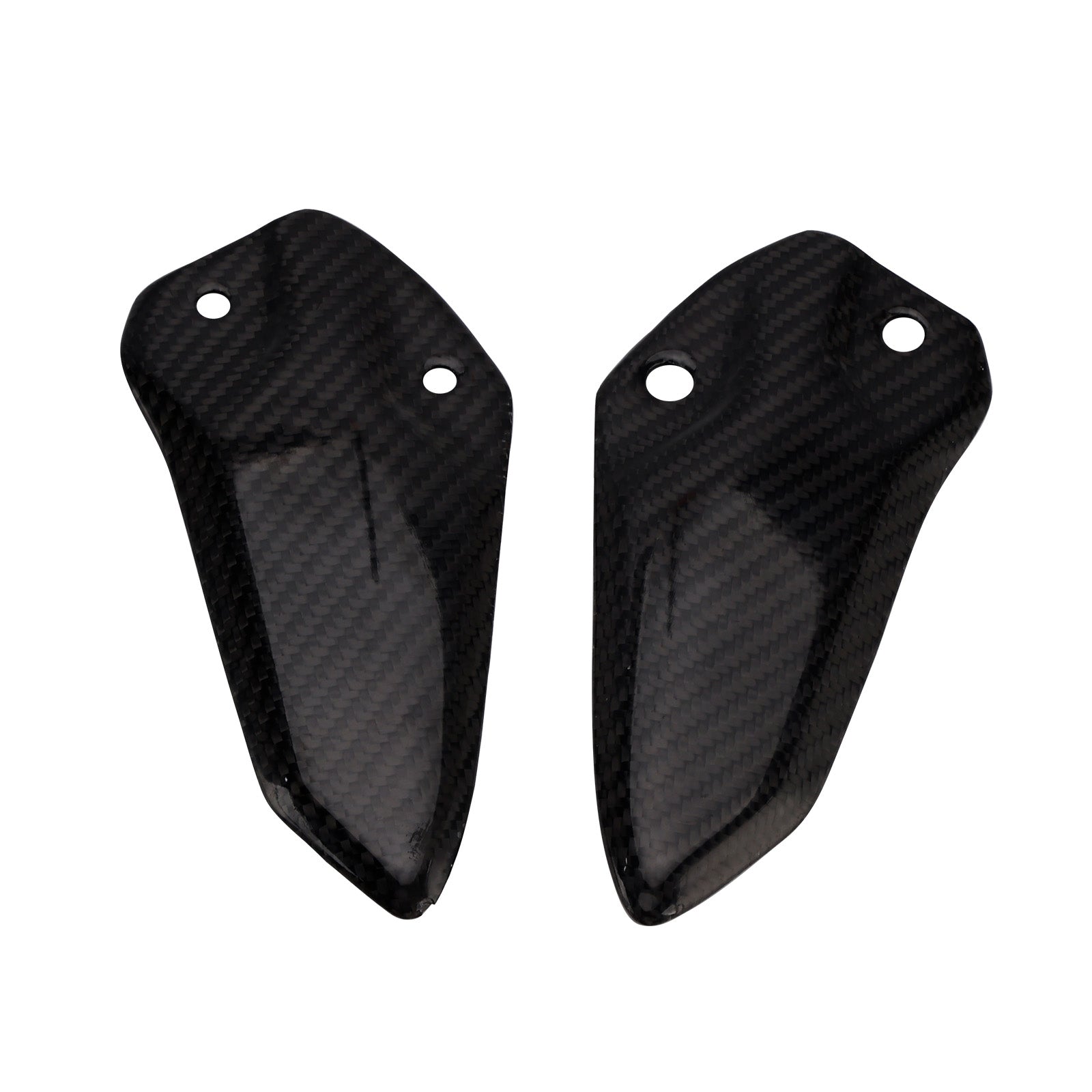 Planche de protection de pied en fibre de carbone véritable pour Kawasaki ZX-4R, ZX-4RR et ZX-25R