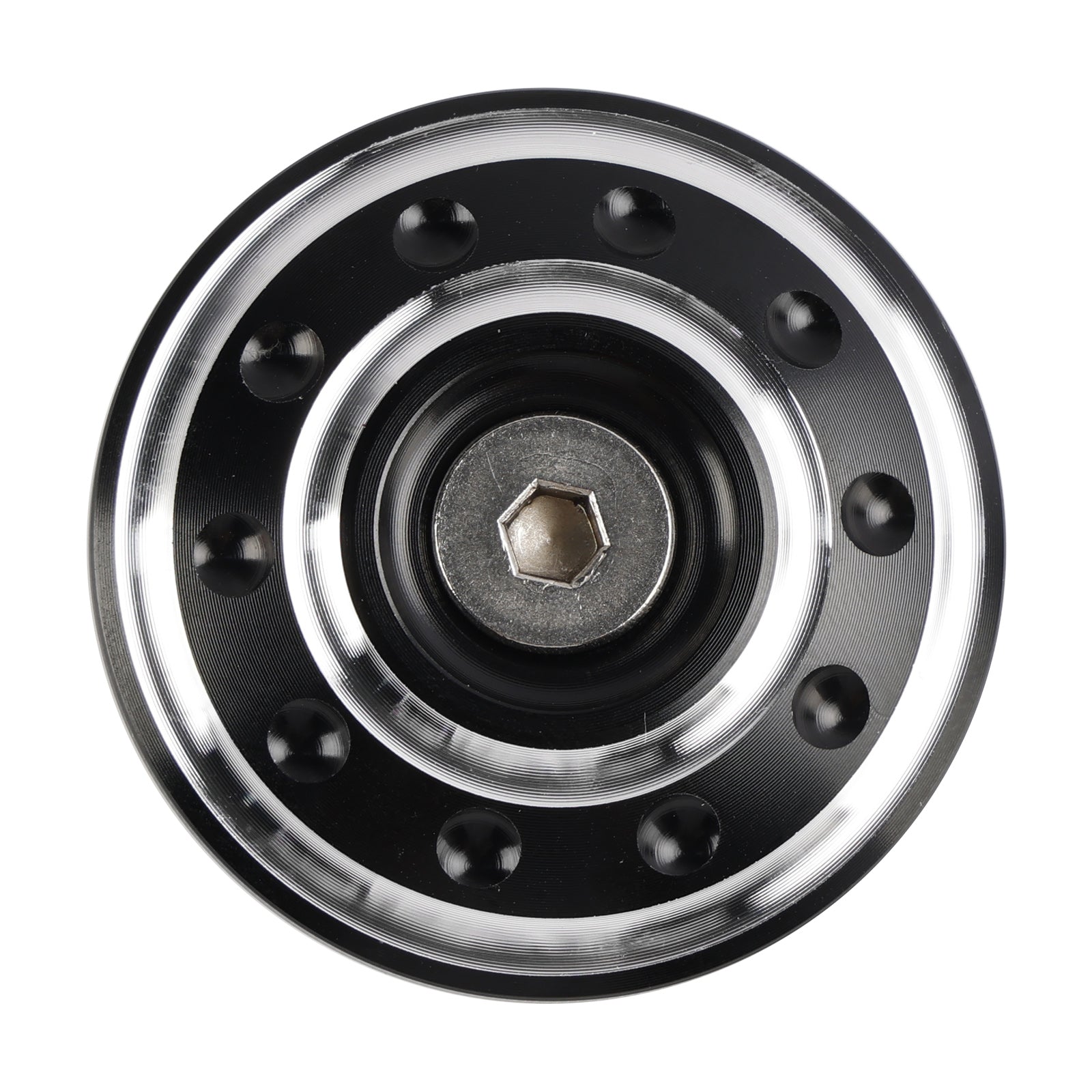 Bouchon de cadre en aluminium CNC pour Bonneville T100 et T120 2016-2024 Noir