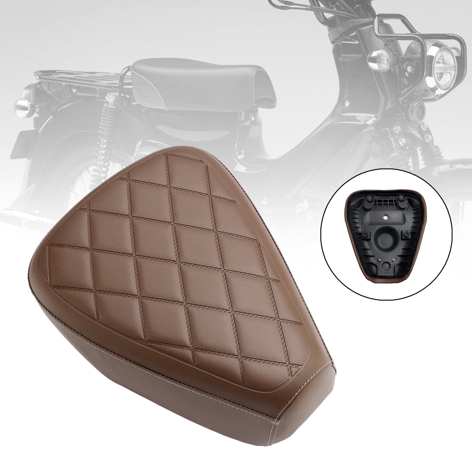 Honda Cross Cub CC110 2023 RAIDA Cross Driver's Seat, Cuscino in poliuretano verde