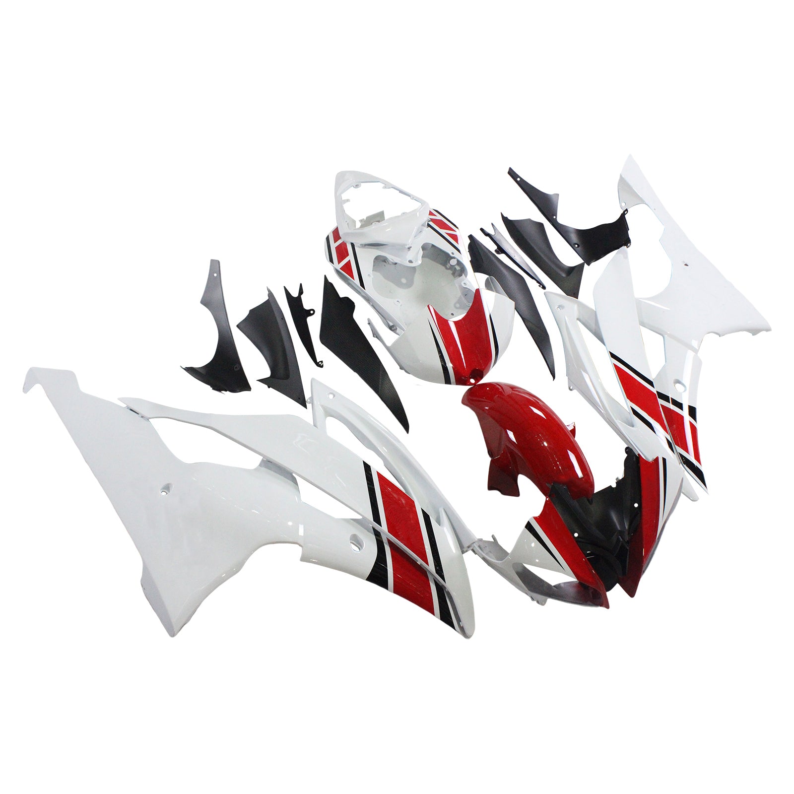 Kit de carénage par injection, carrosserie en plastique ABS, compatible avec Yamaha YZF 600 R6 2008-2016